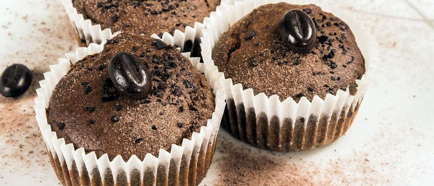 Muffin al caffè senza burro