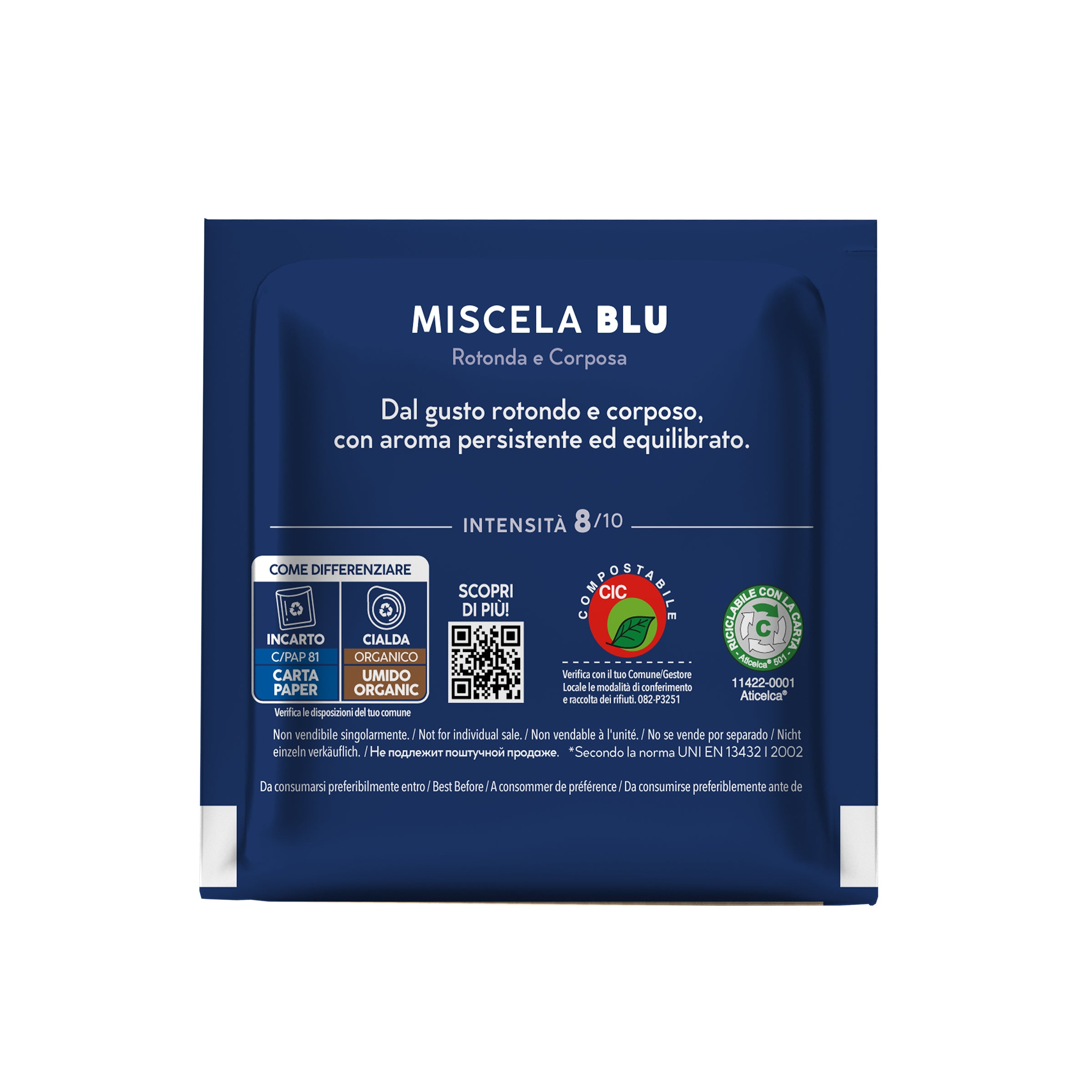Cialde ESE 44 mm Caffè Borbone Miscela BLU