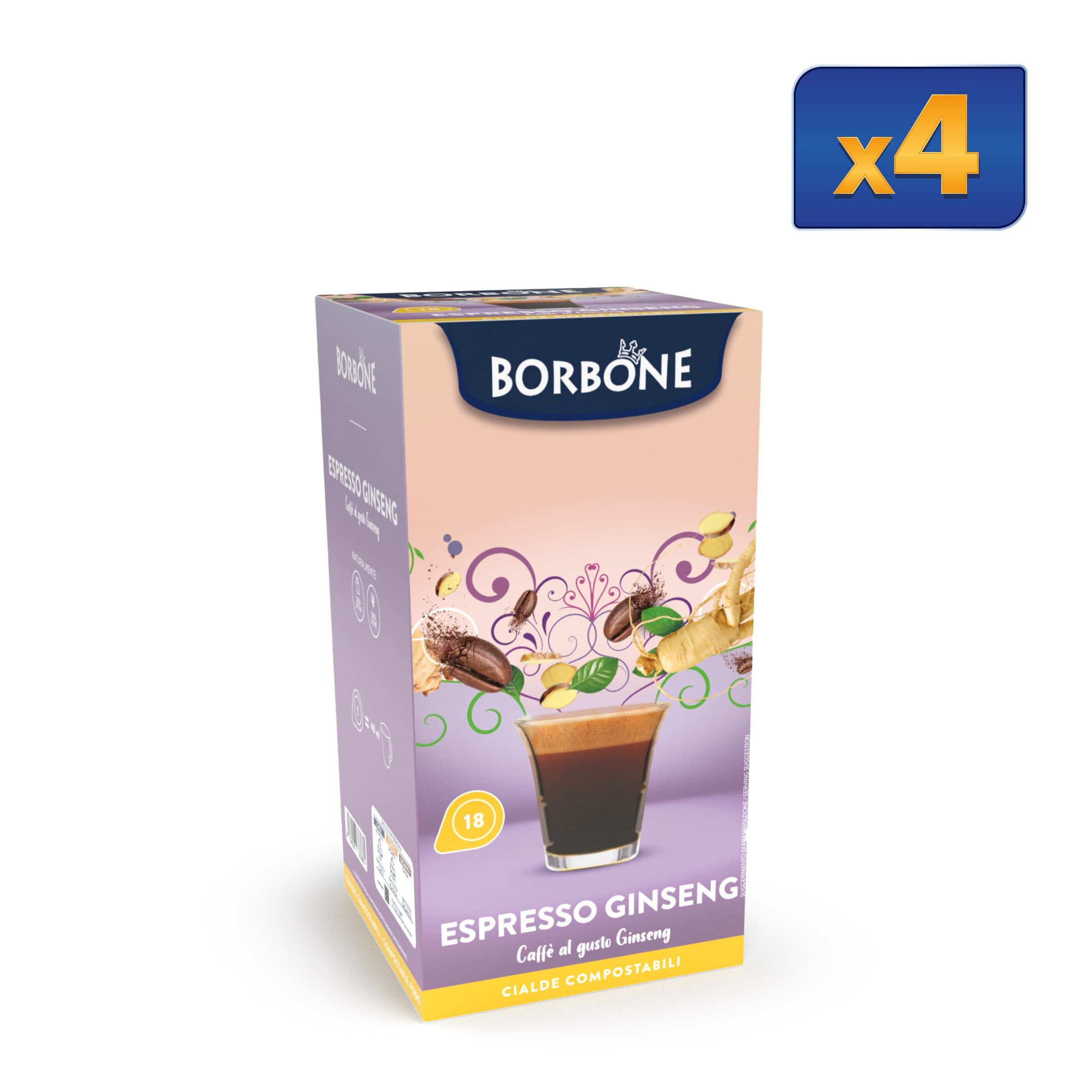 Cialde Caffè Al Ginseng Caffè Borbone