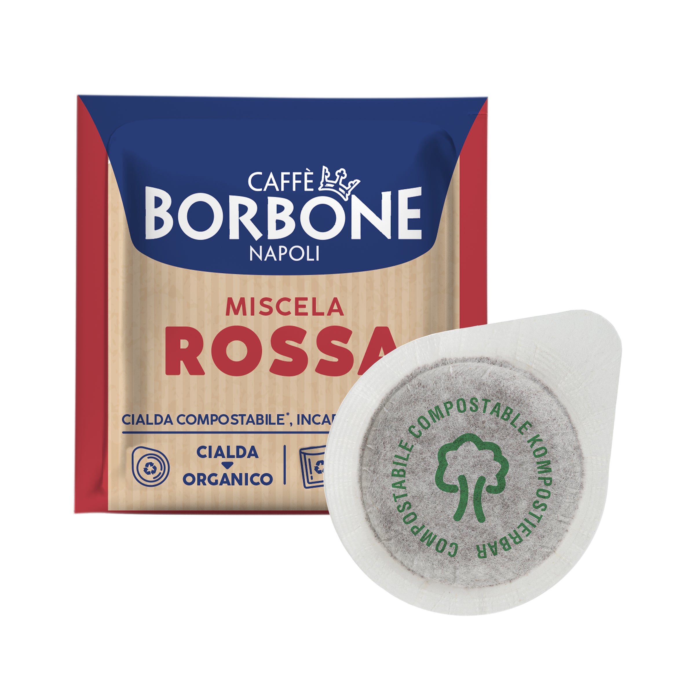 RED Blend ESE Paper Pods 44mm Caffè Borbone