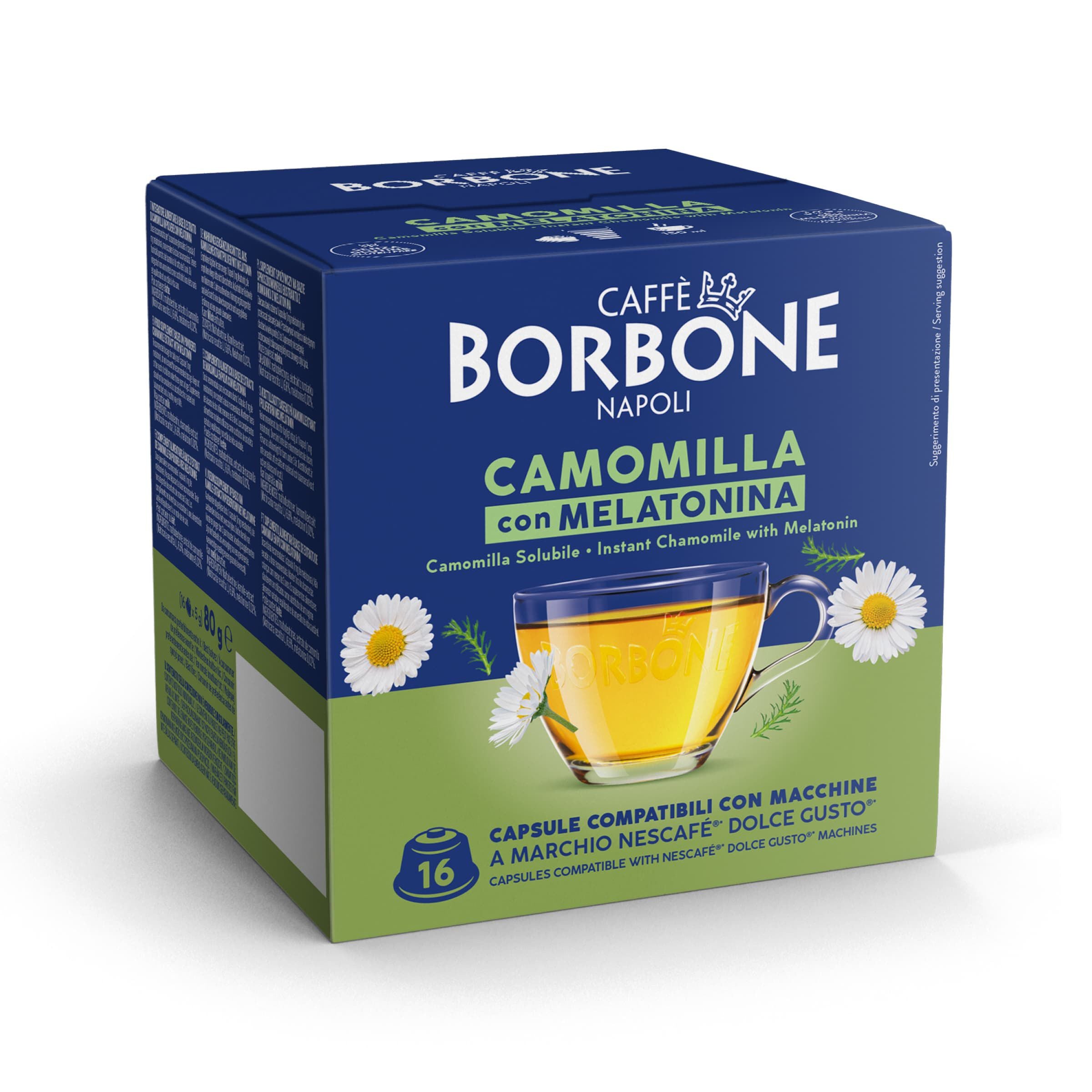 Capsules Borbone For Soluble Beverage CHAMOMILE AND MELATONIN