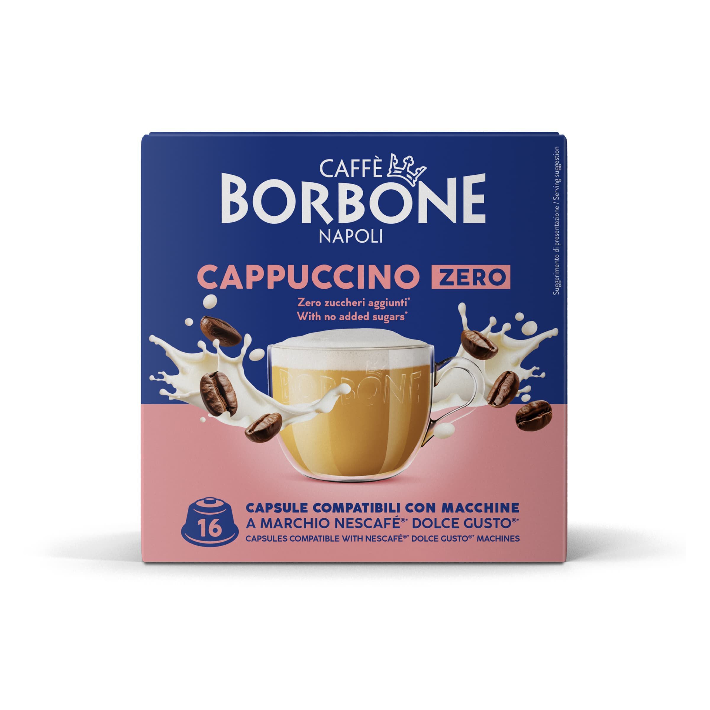 Capsule Borbone CAPPUCCINO ZERO Per Bevanda Al Gusto Di Cappuccino
