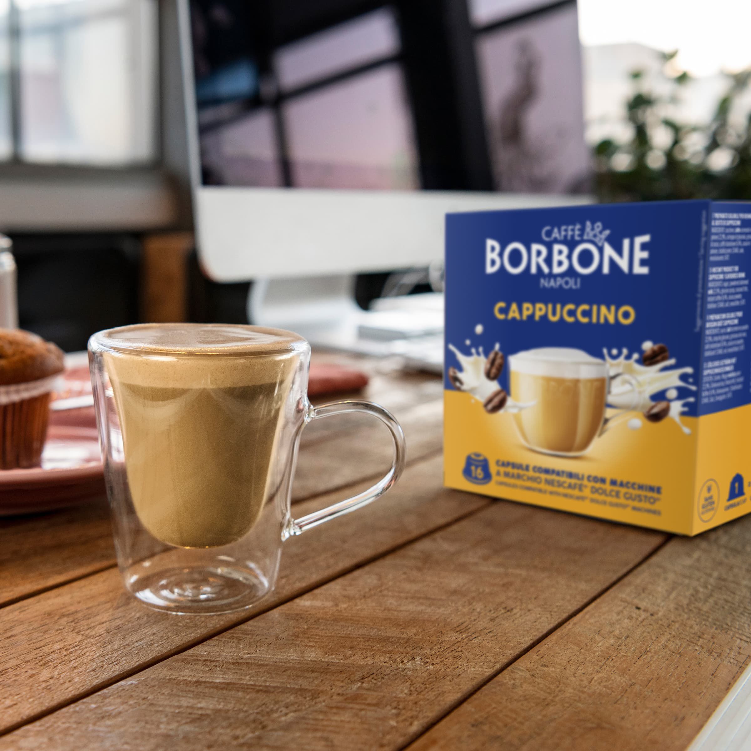 Càpsulas Borbone CAPPUCCINO Para Bebida Soluble Sabor Cappuccino