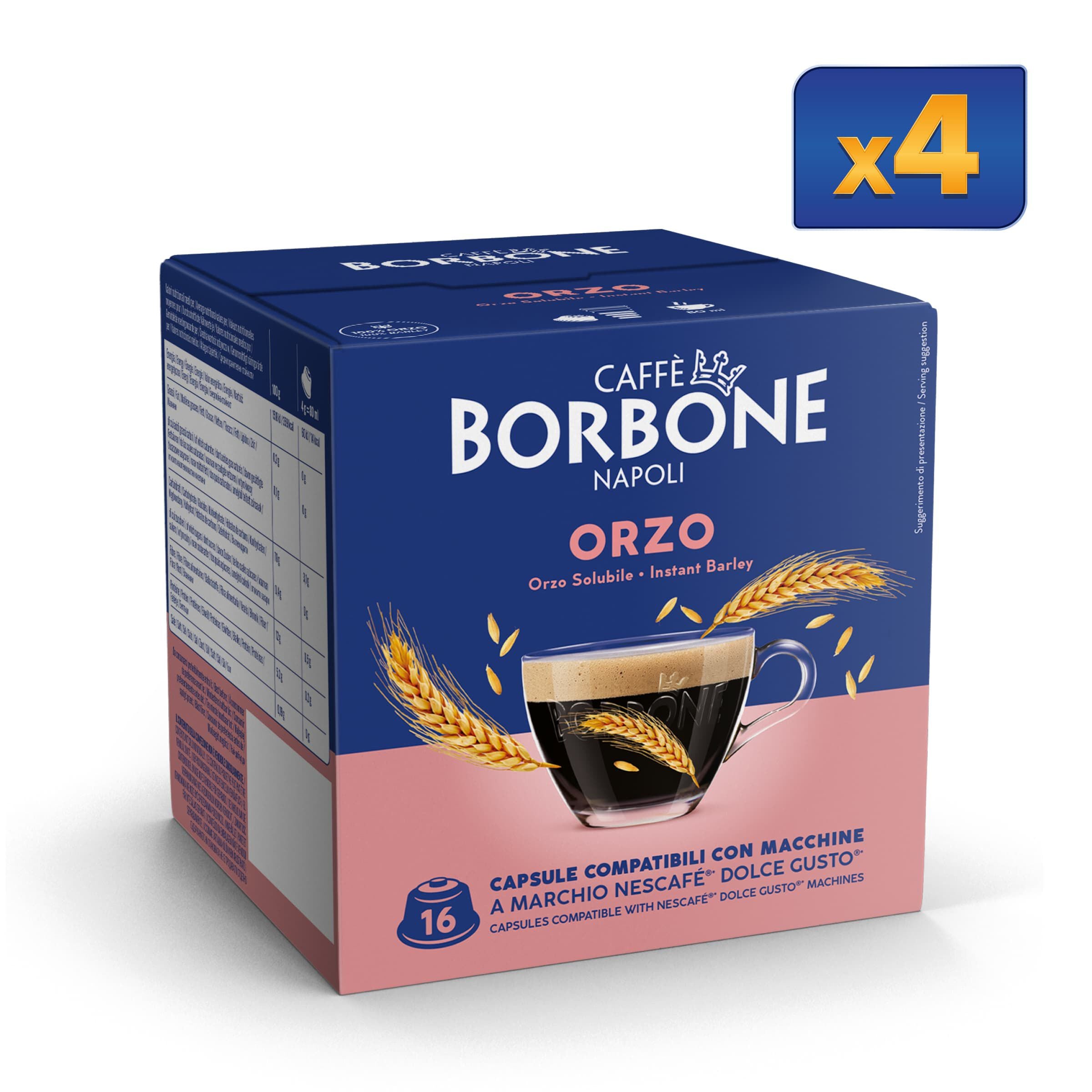 Capsule Orzo Solubile Caffè Borbone