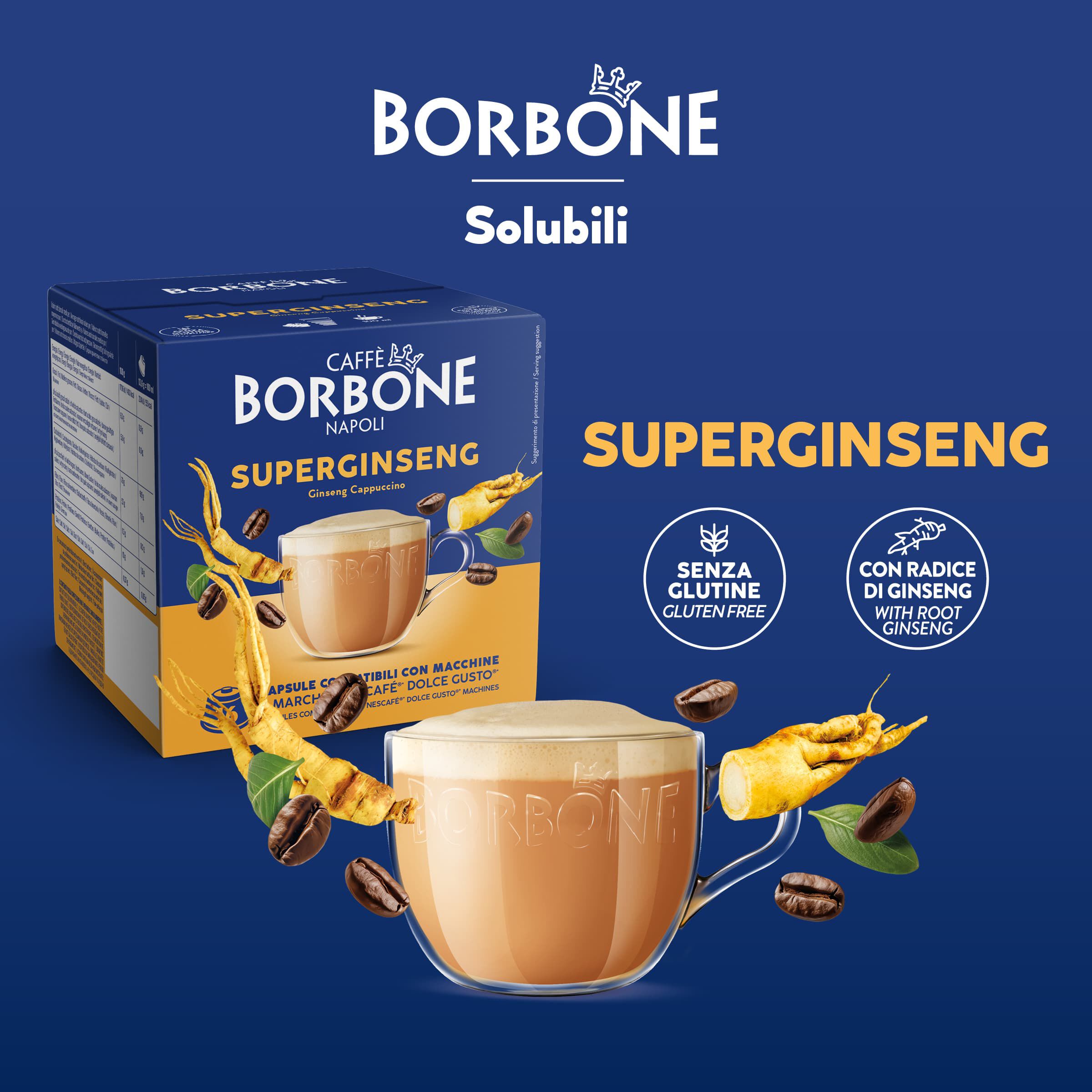 64 Superginseng Capsules Compatible With Coffee Machines Nescafè®* Dolce Gusto®*