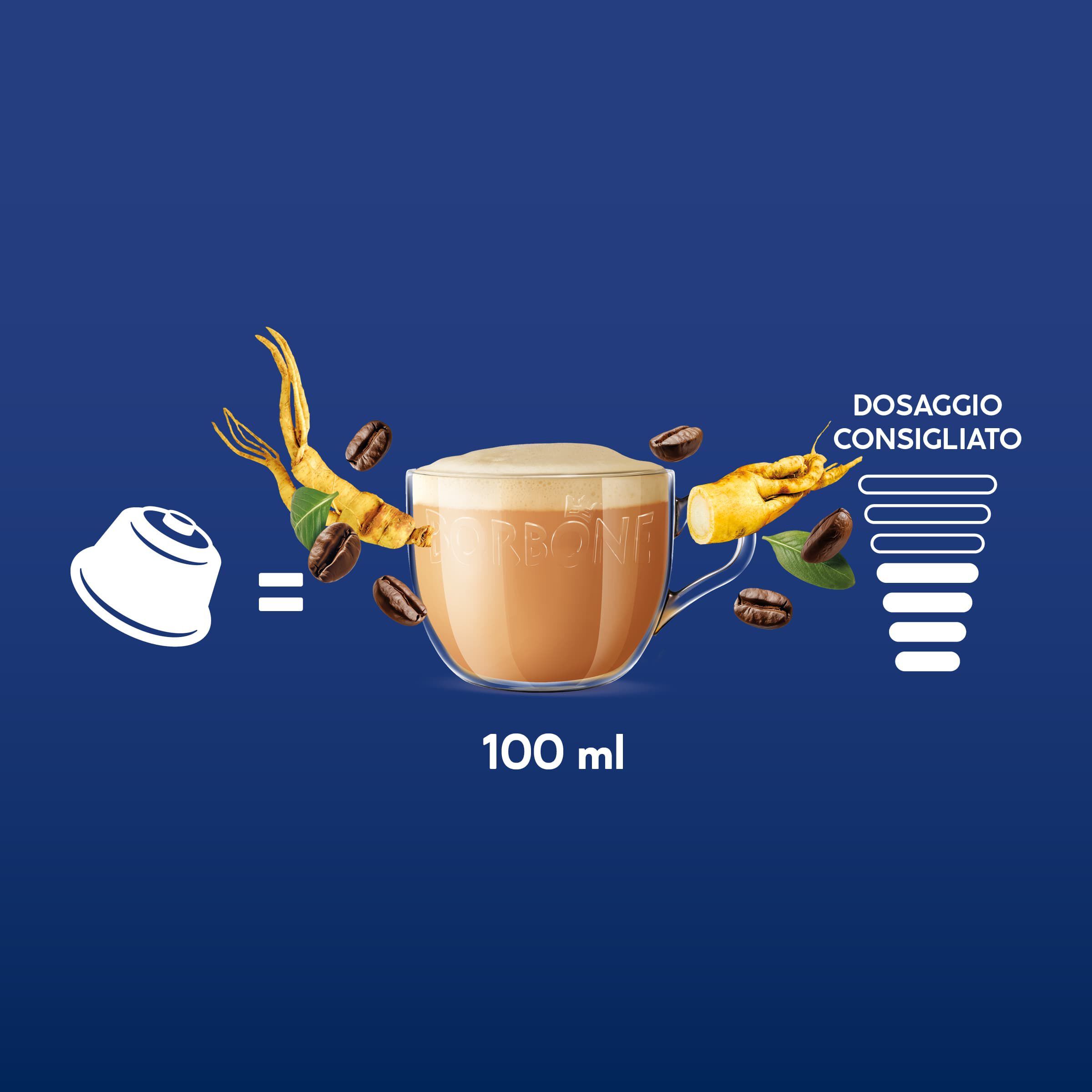64 Superginseng Capsules Compatible With Coffee Machines Nescafè®* Dolce Gusto®*