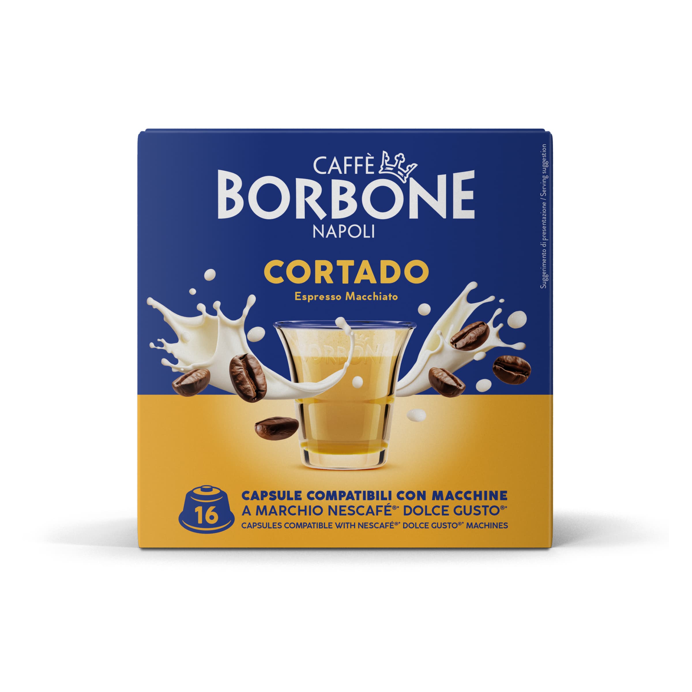 Capsules Borbone CORTADO For Coffee Taste Instant Drink