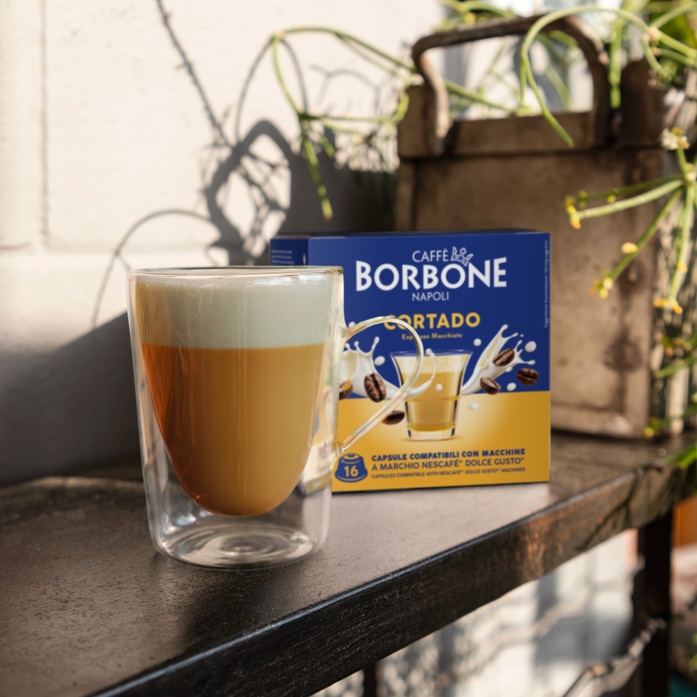64 Capsules Cortado Caffè Borbone For Coffee Taste Instant Drink