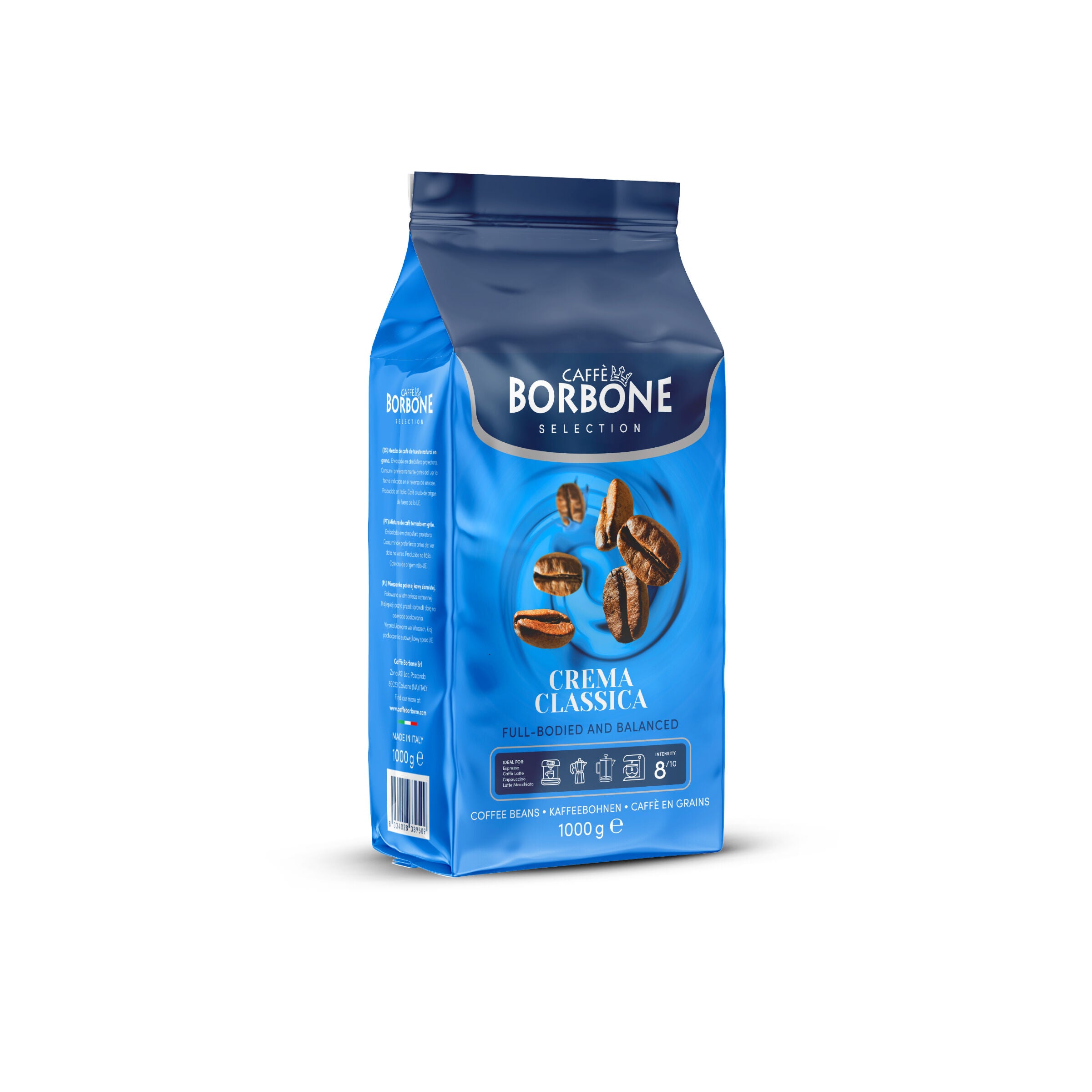 1000 gr Coffee Beans Borbone CREMA CLASSICA