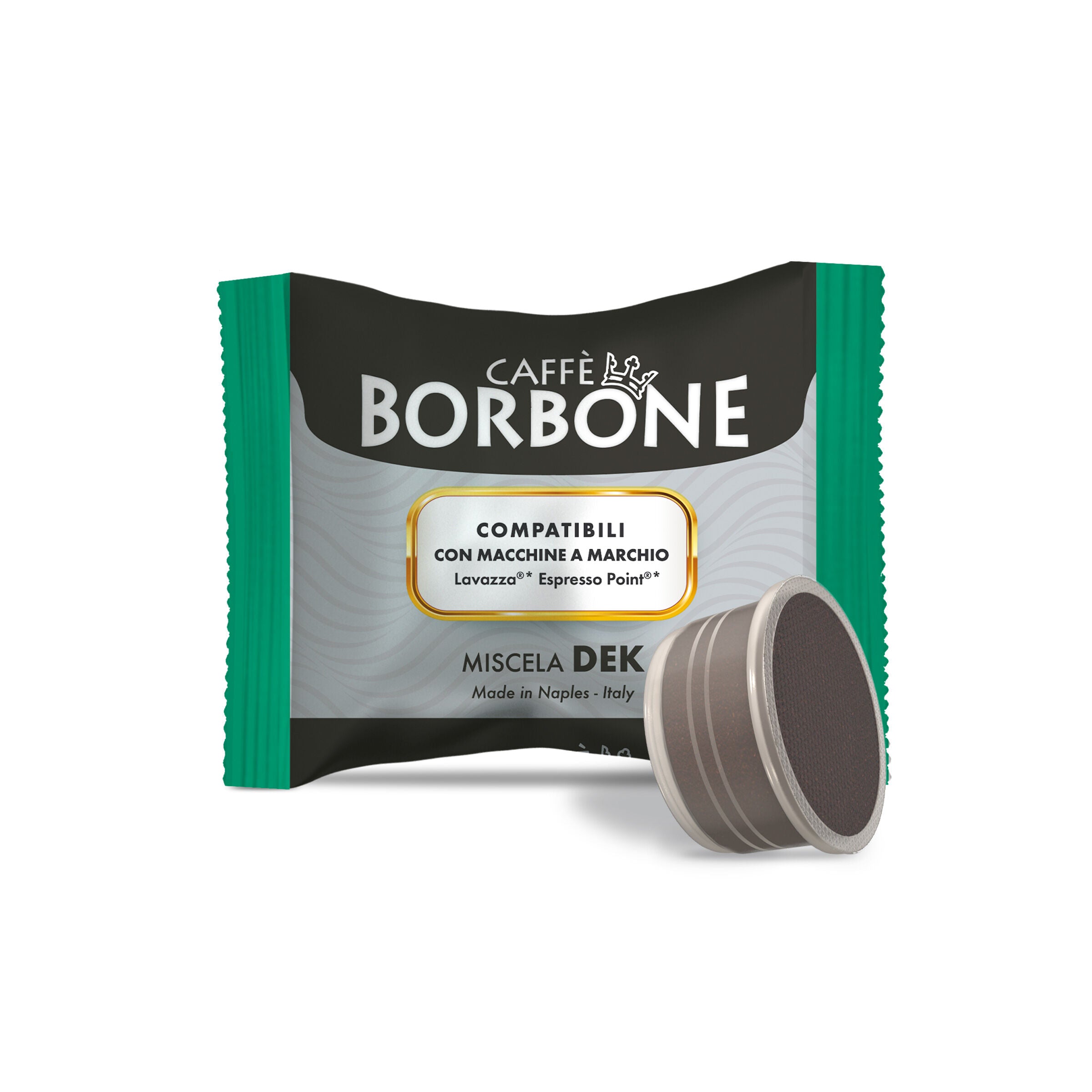 Capsule Borbone Compatibili Miscela VERDE DEK