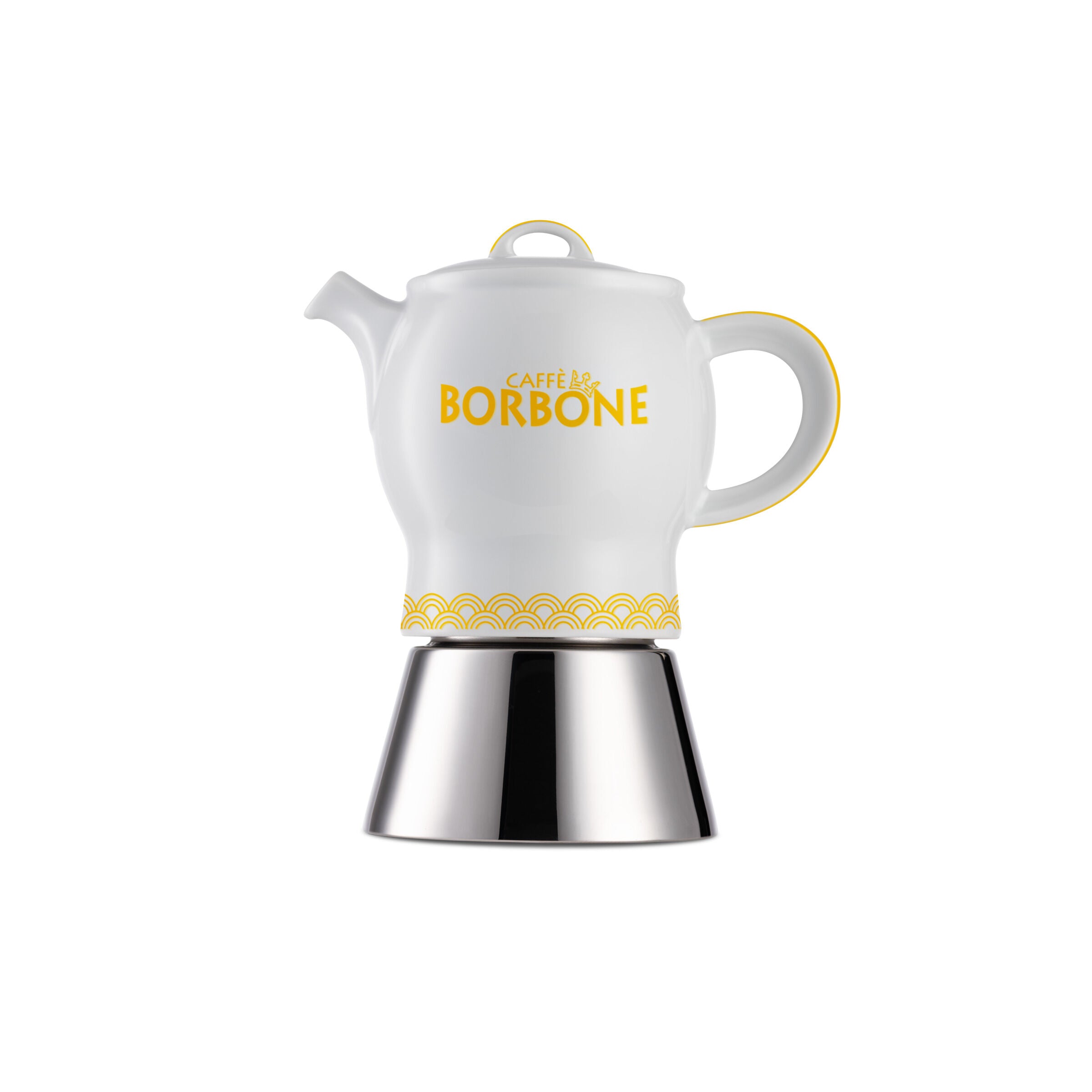 Moka Karina Caffè Borbone - GIALLO OCRA + 1 Kg caffè macinato OMAGGIO