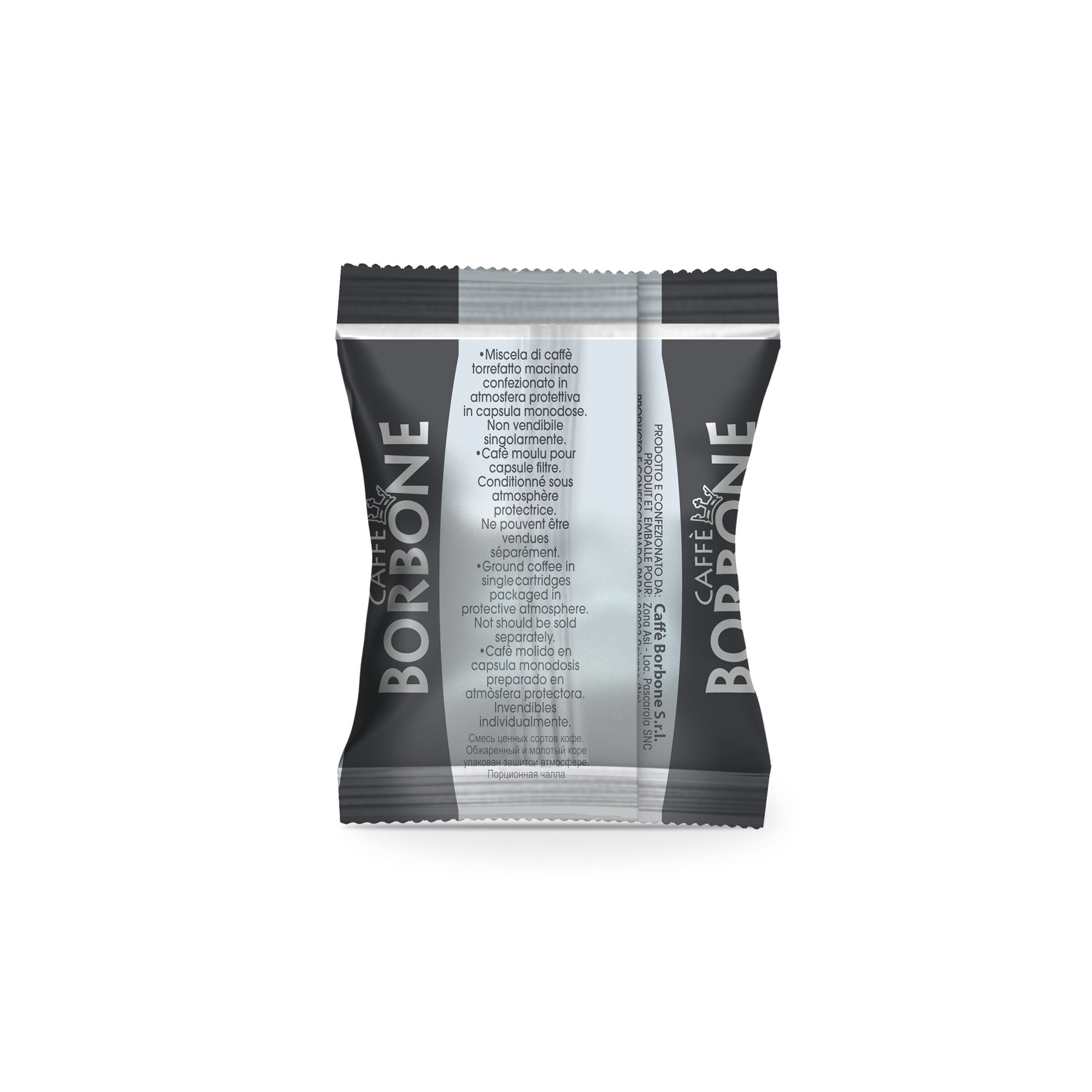 Capsules Borbone Compatible with home coffee machines Nespresso®* BLACK Blend