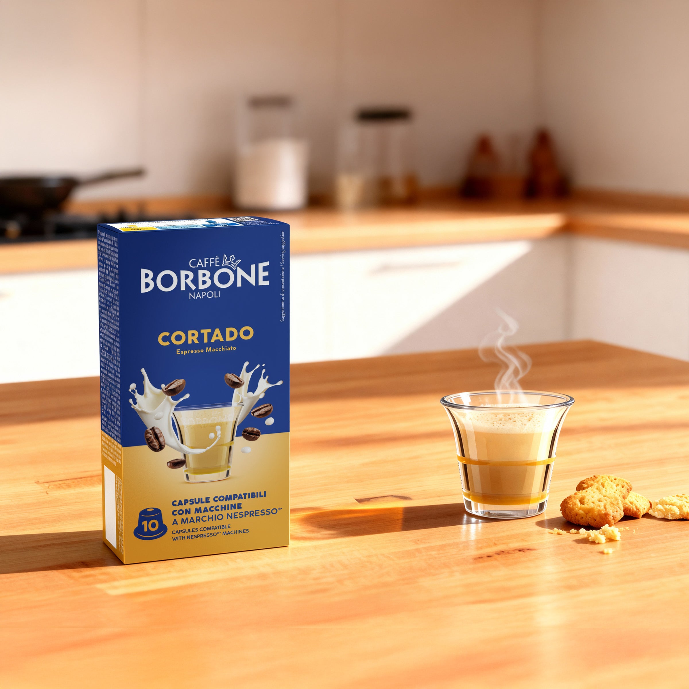 Capsule Borbone Per Bevanda Solubile CORTADO Al Gusto di Espresso Macchiato
