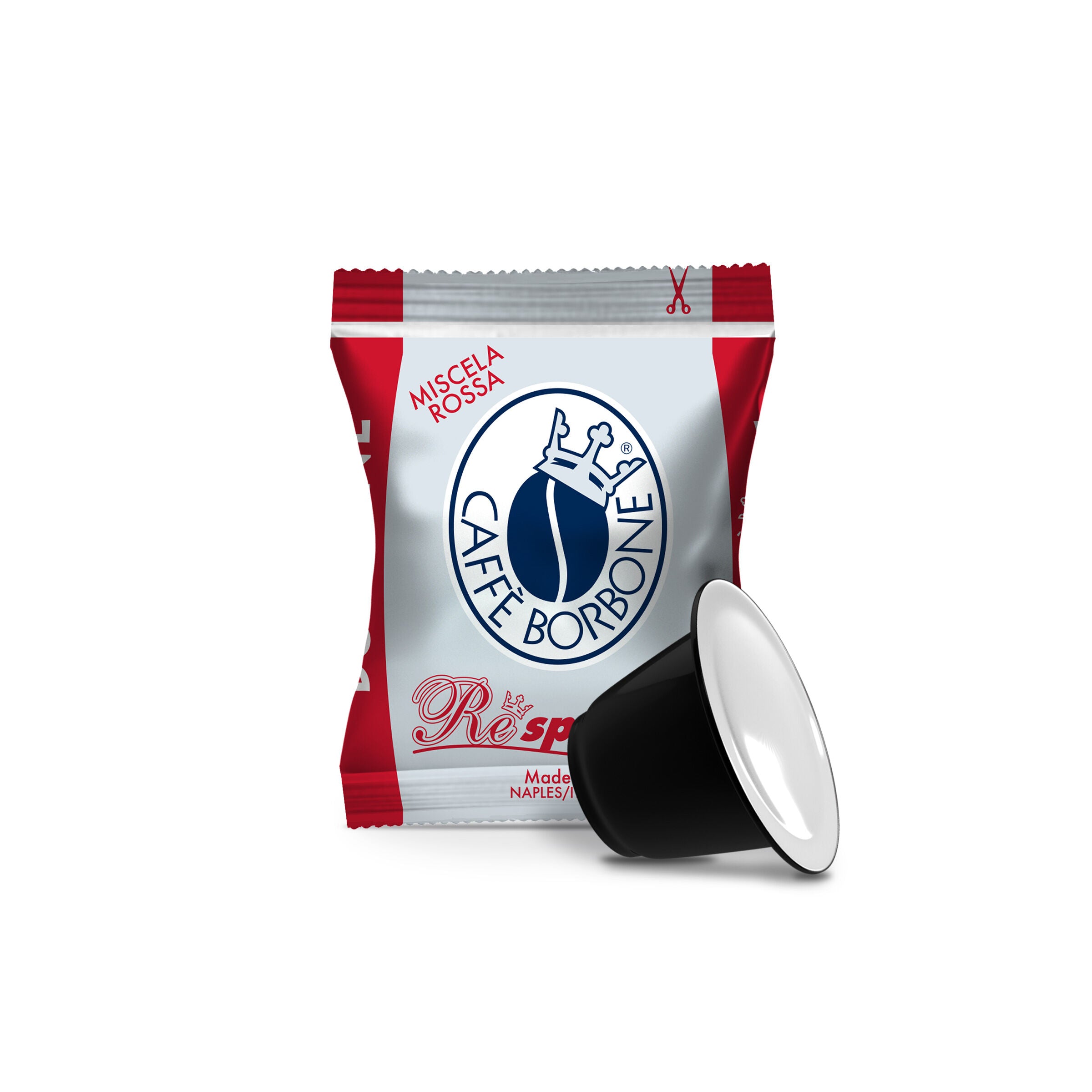 Capsules Borbone Compatible with home coffee machines Nespresso®* RED Blend