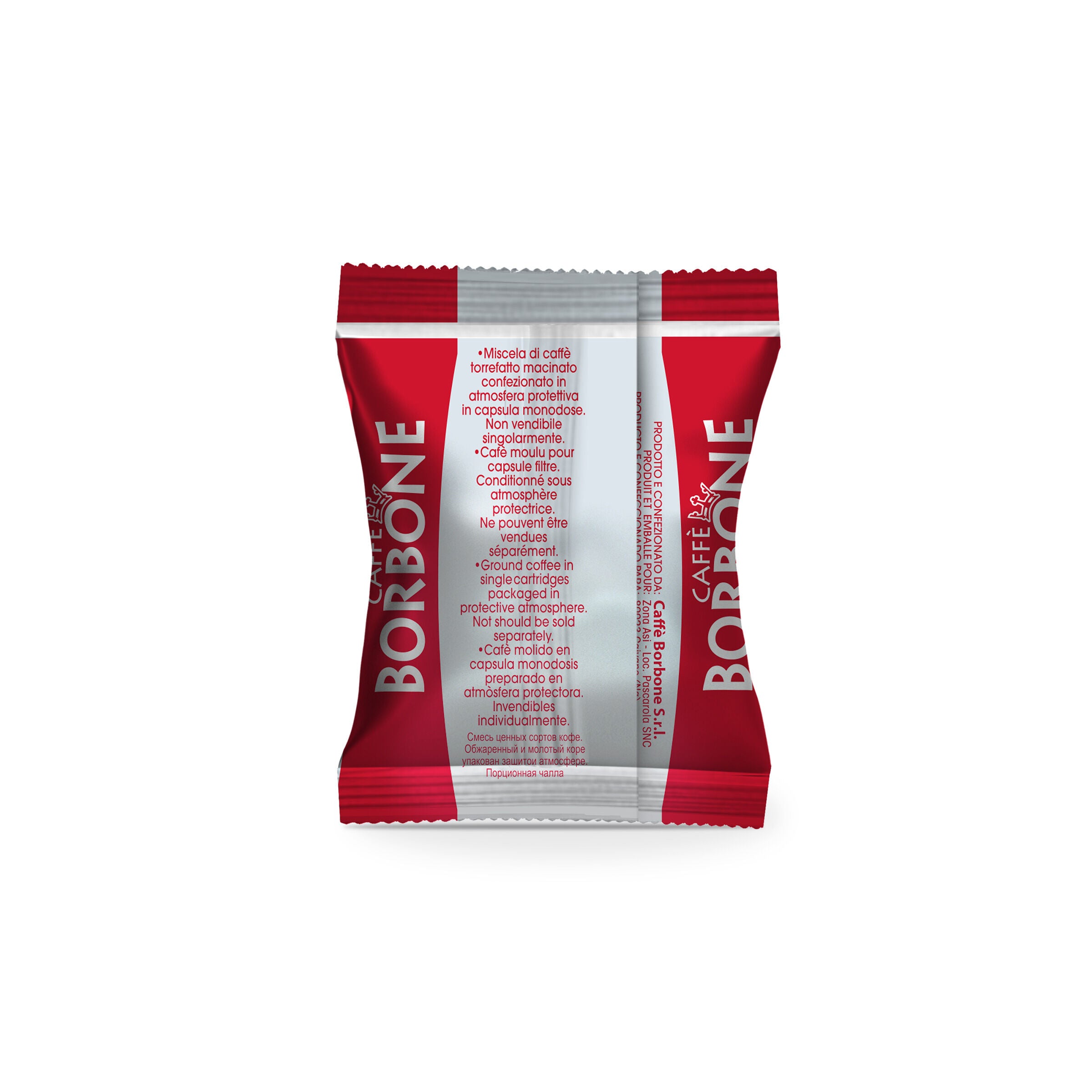 Capsules Borbone Compatible with home coffee machines Nespresso®* RED Blend