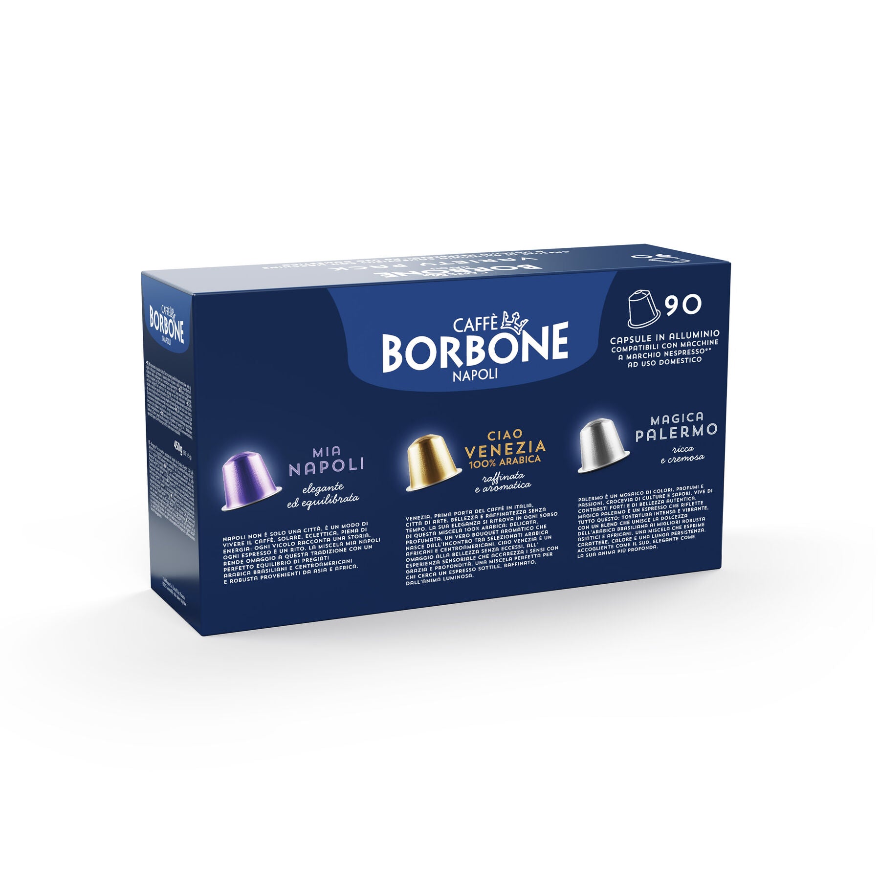 Nuove Capsule in Alluminio COMPATIBILI con macchine Nespresso®* miscela Ciao Venezia
