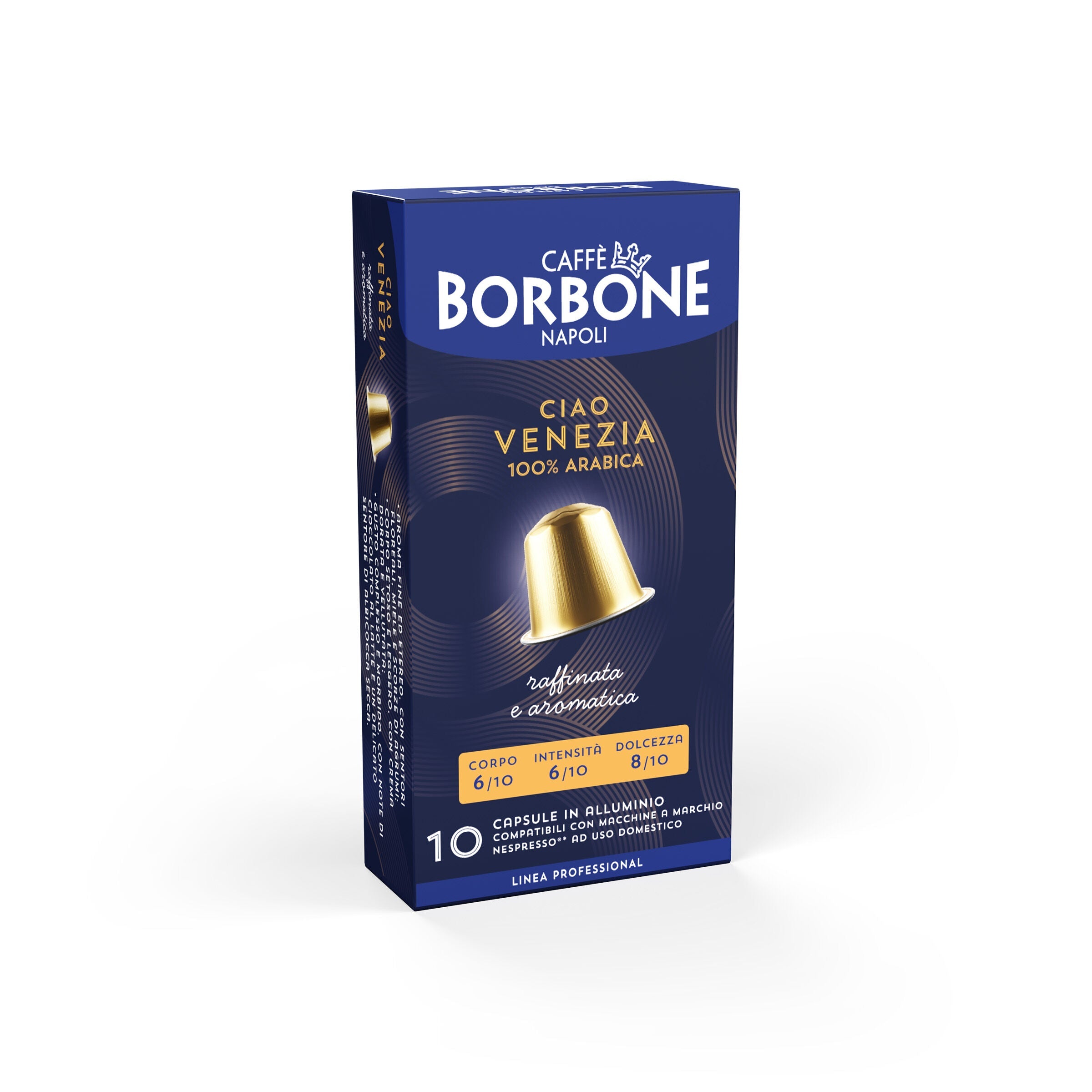 New 100 Aluminum capsules COMPATIBLE with Nespresso®* machines Ciao Venezia blend