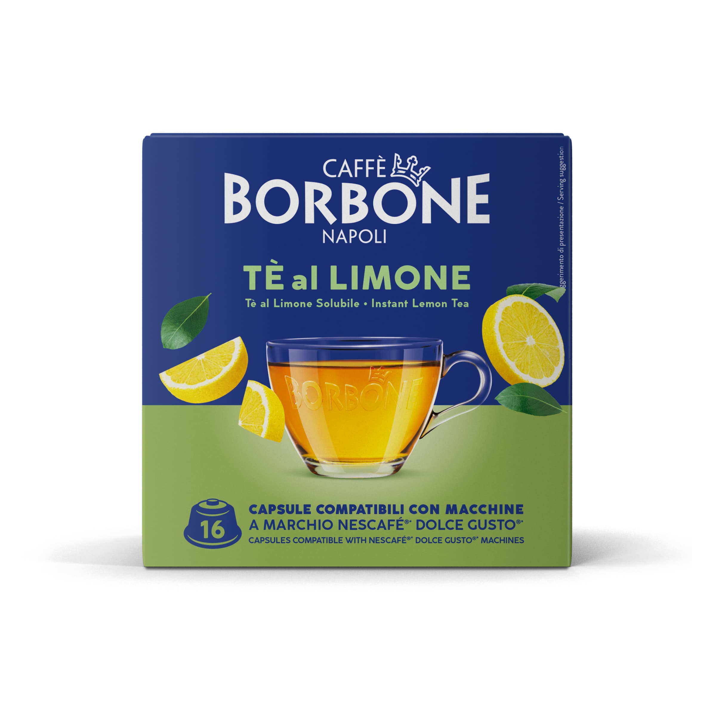 64 Capsule Gusto Tè Al Limone Caffè Borbone