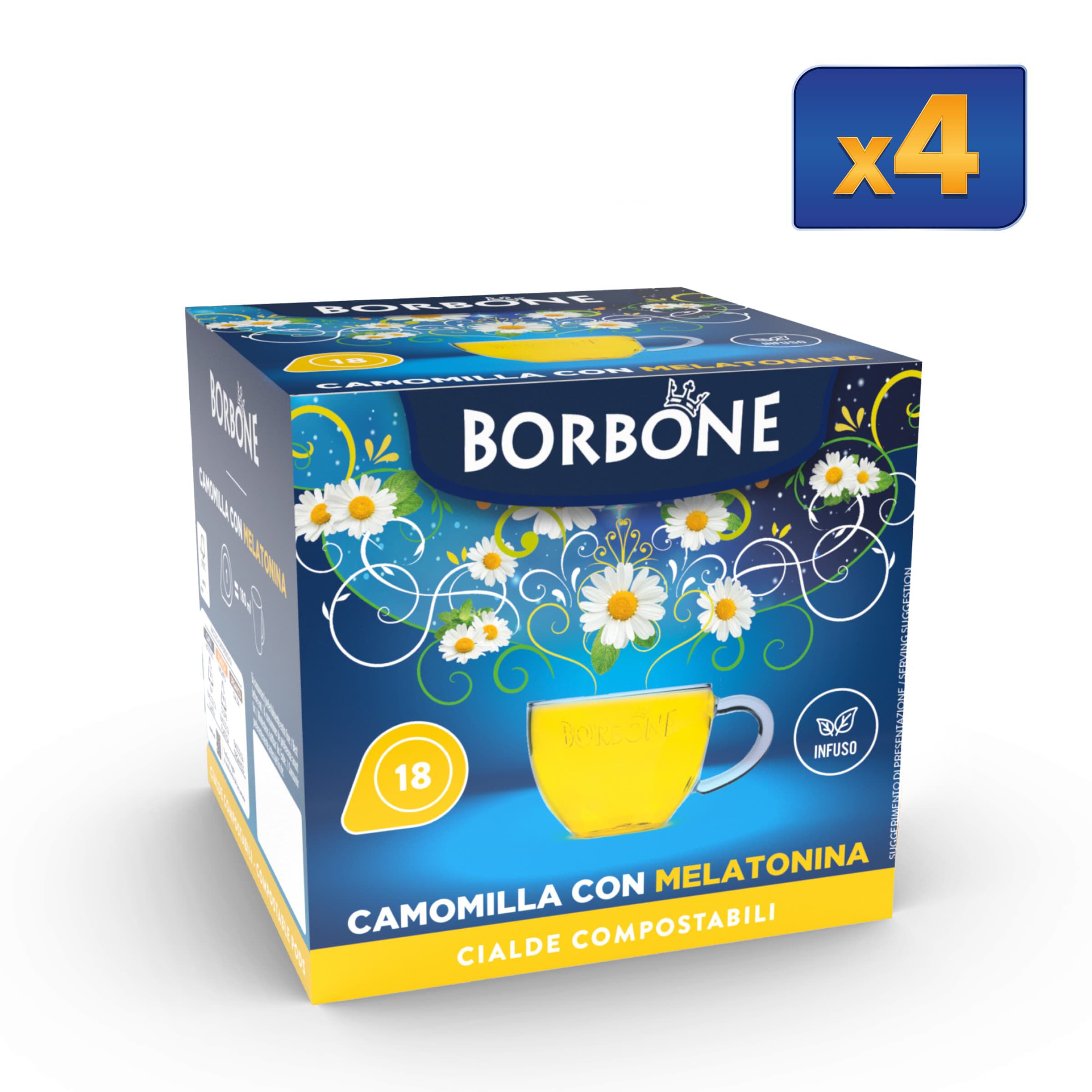 Cialde Camomilla Con Melatonina Caffè Borbone