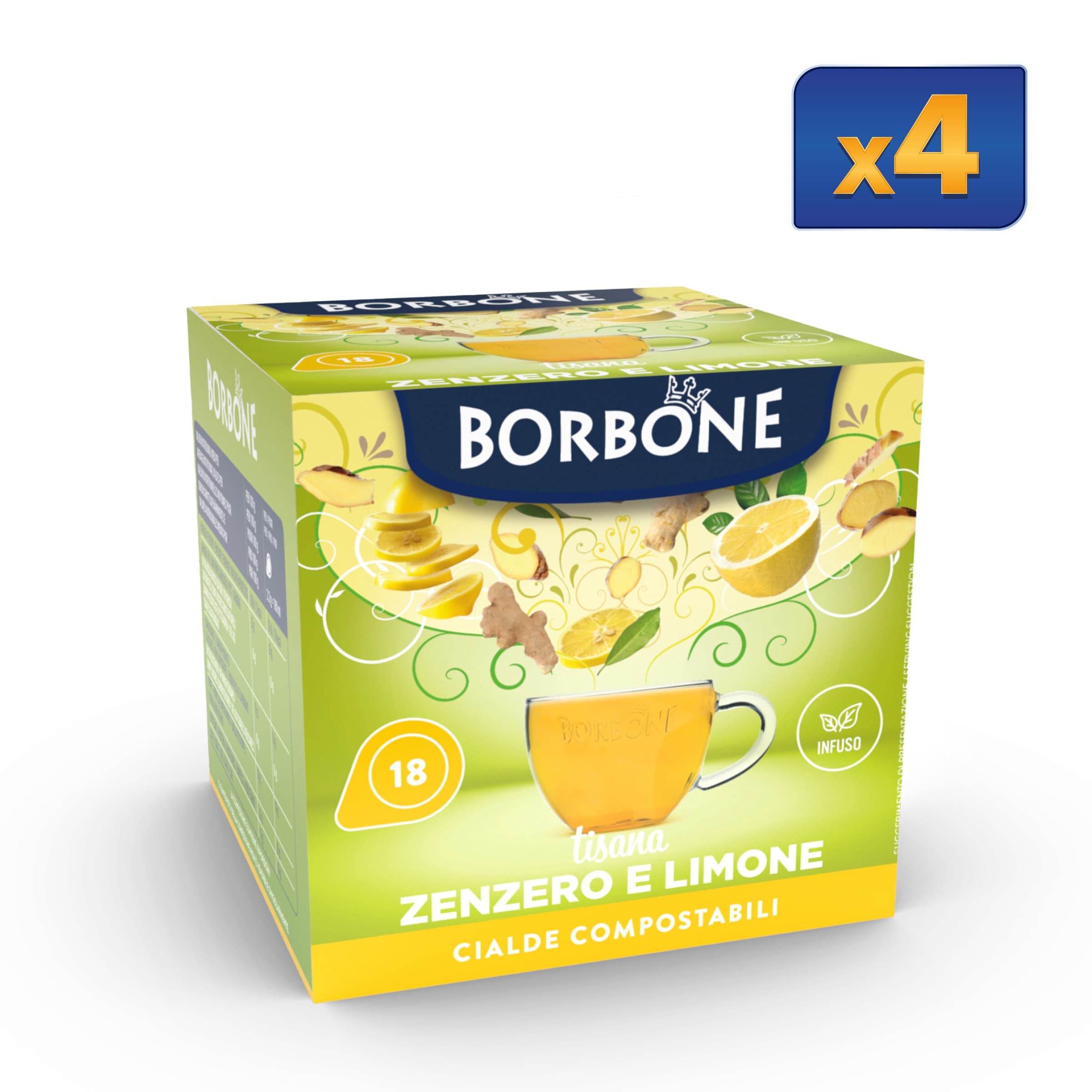 CIALDE BORBONE TISANA ZENZERO E LIMONE