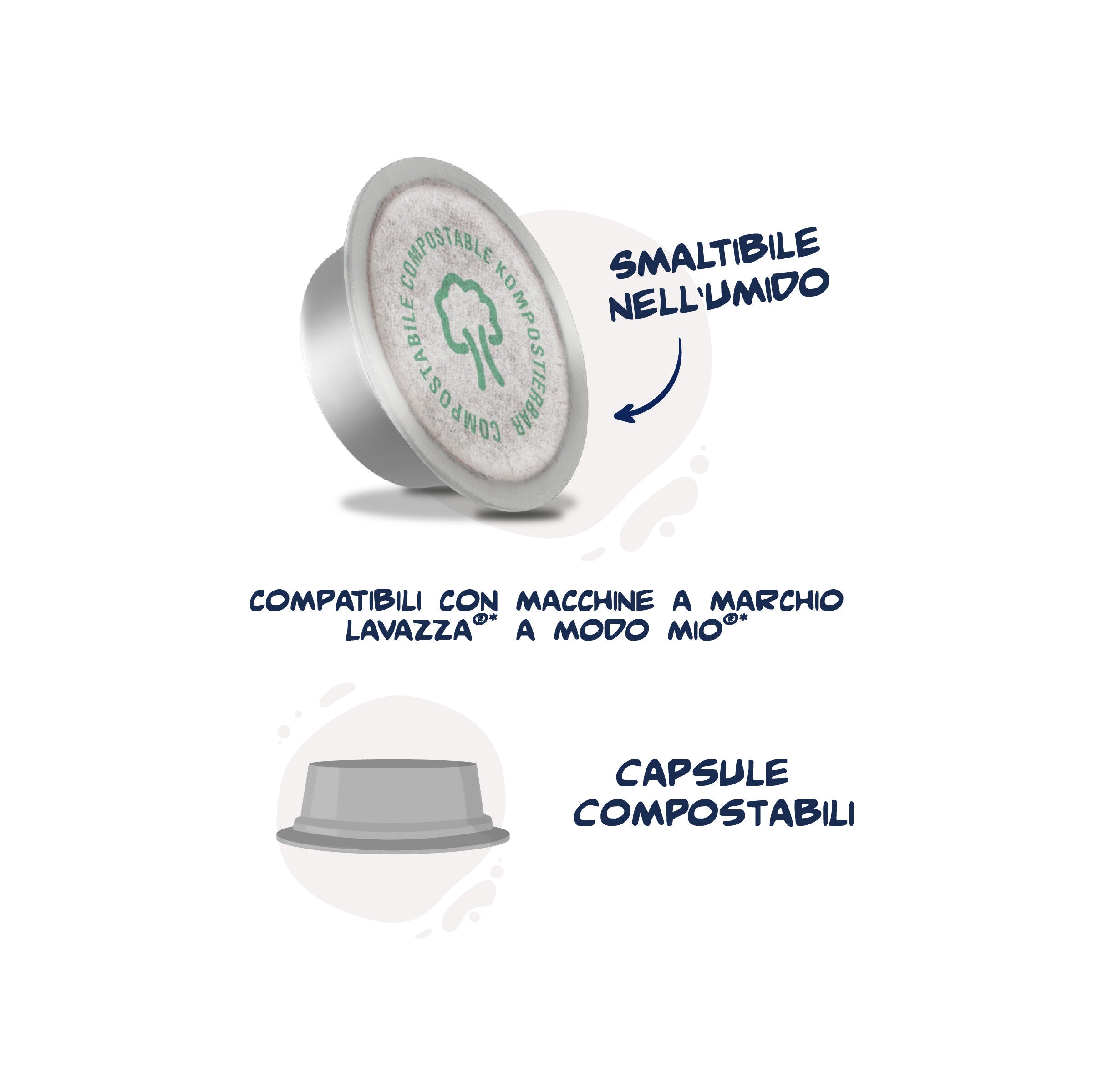 GOLD Blend Capsules COMPOSTABLE and COMPATIBLE Borbone Don Carlo