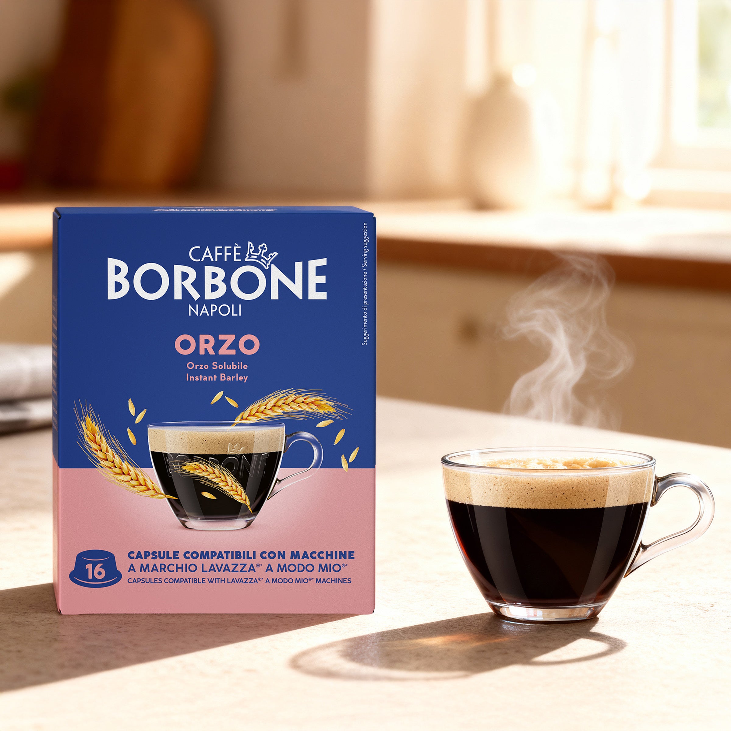 capsules Borbone pour instant ORGE