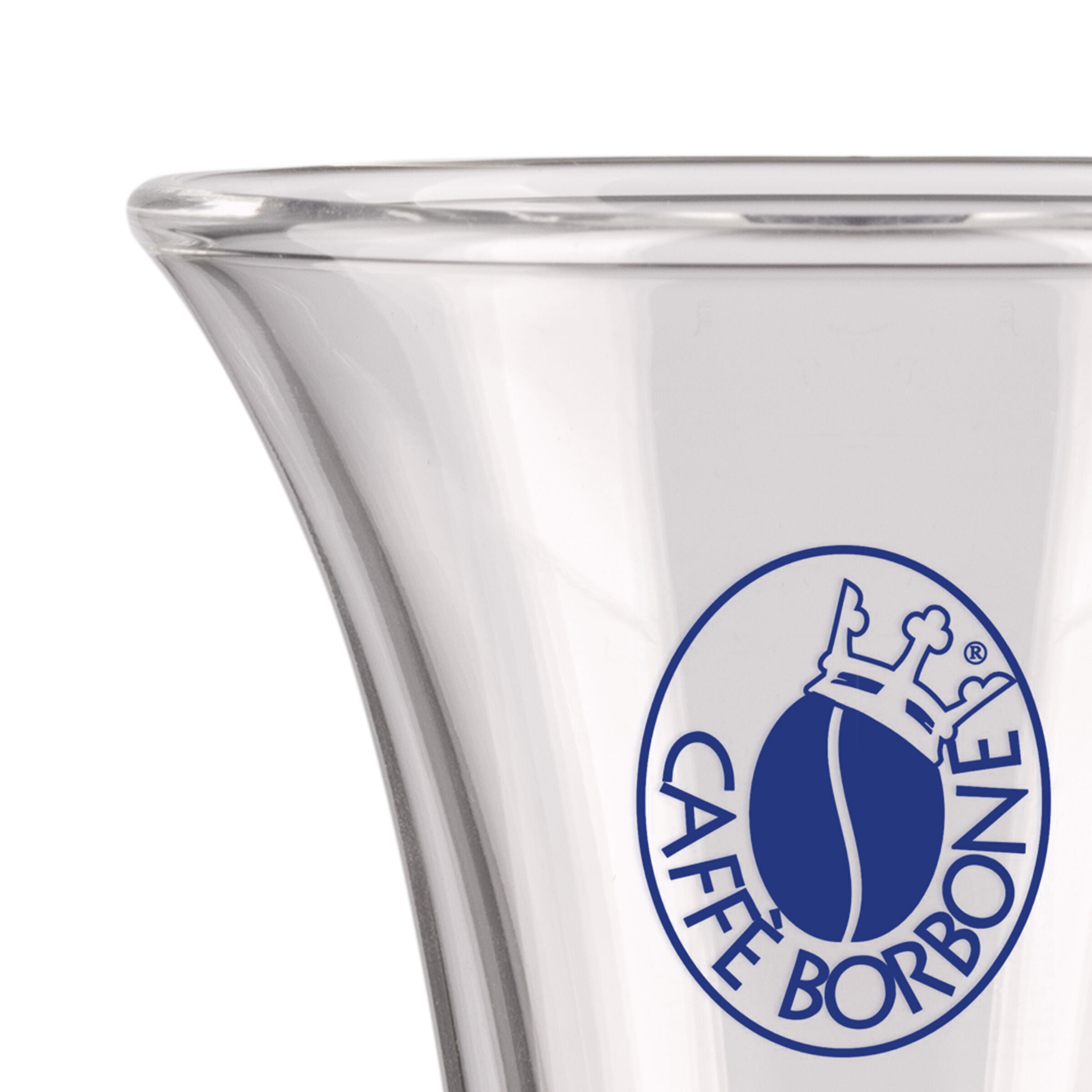 8 Glass Coffee Cups Caffè Borbone
