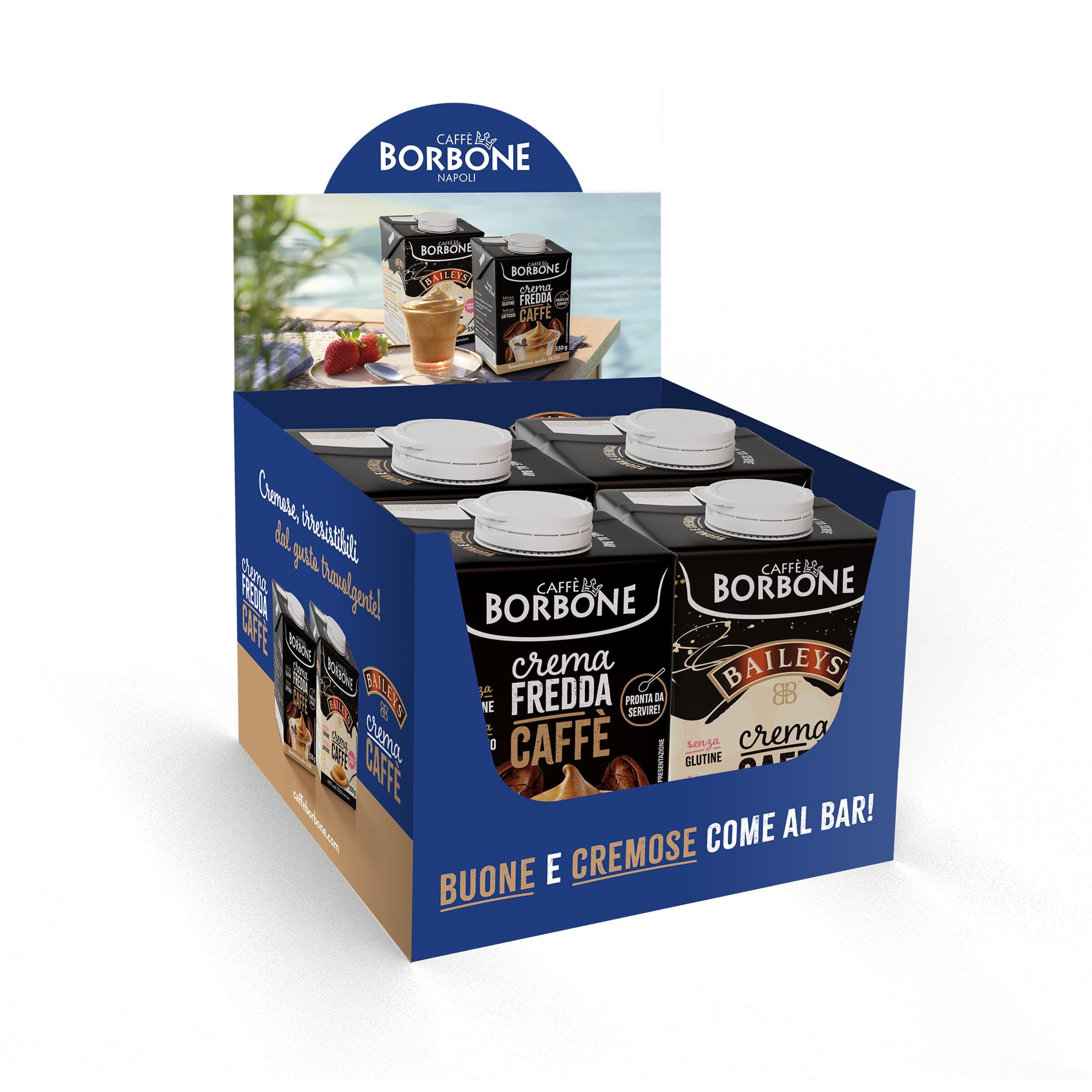 KIT Café Borbón: 2 Cremas de Café+ 2 Cremas Baileys