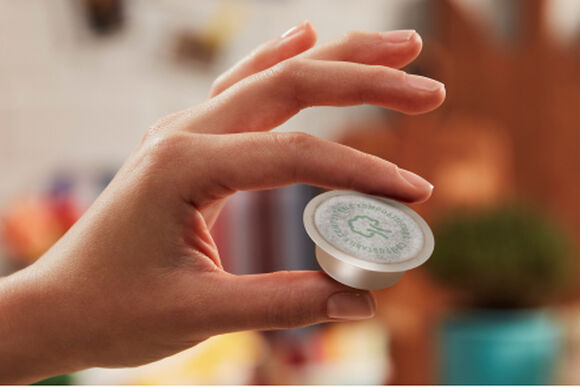 Cápsulas compatibles, compostables.