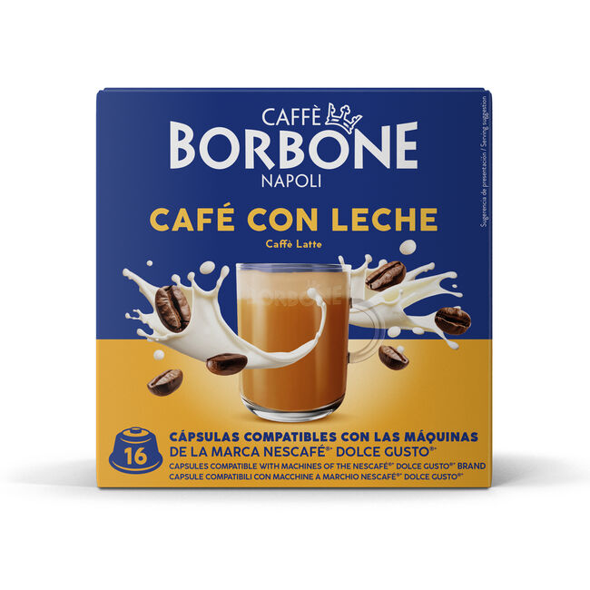 Capsules Borbone For Soluble Beverage Café con Leche