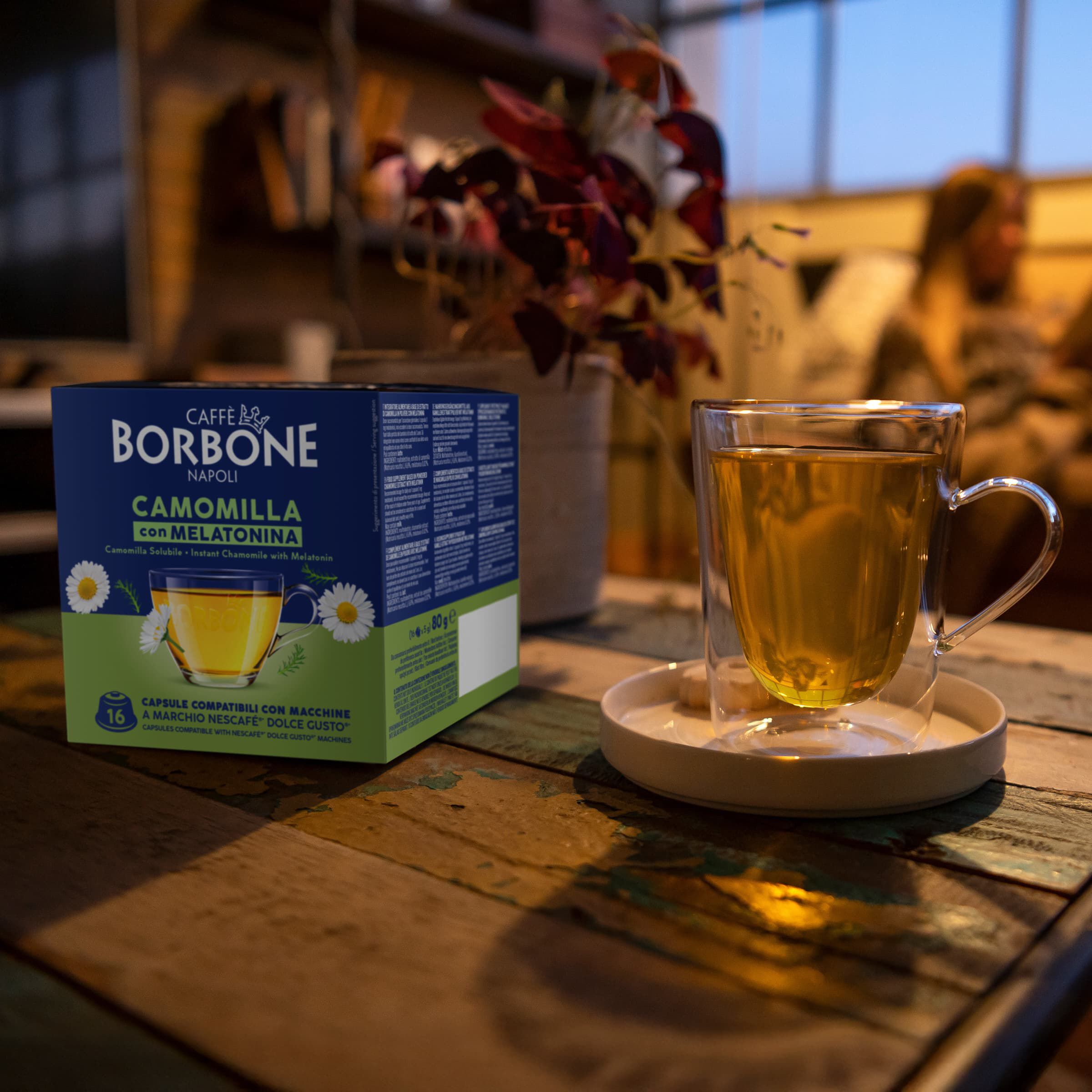 Capsules Borbone For Soluble Beverage CHAMOMILE AND MELATONIN