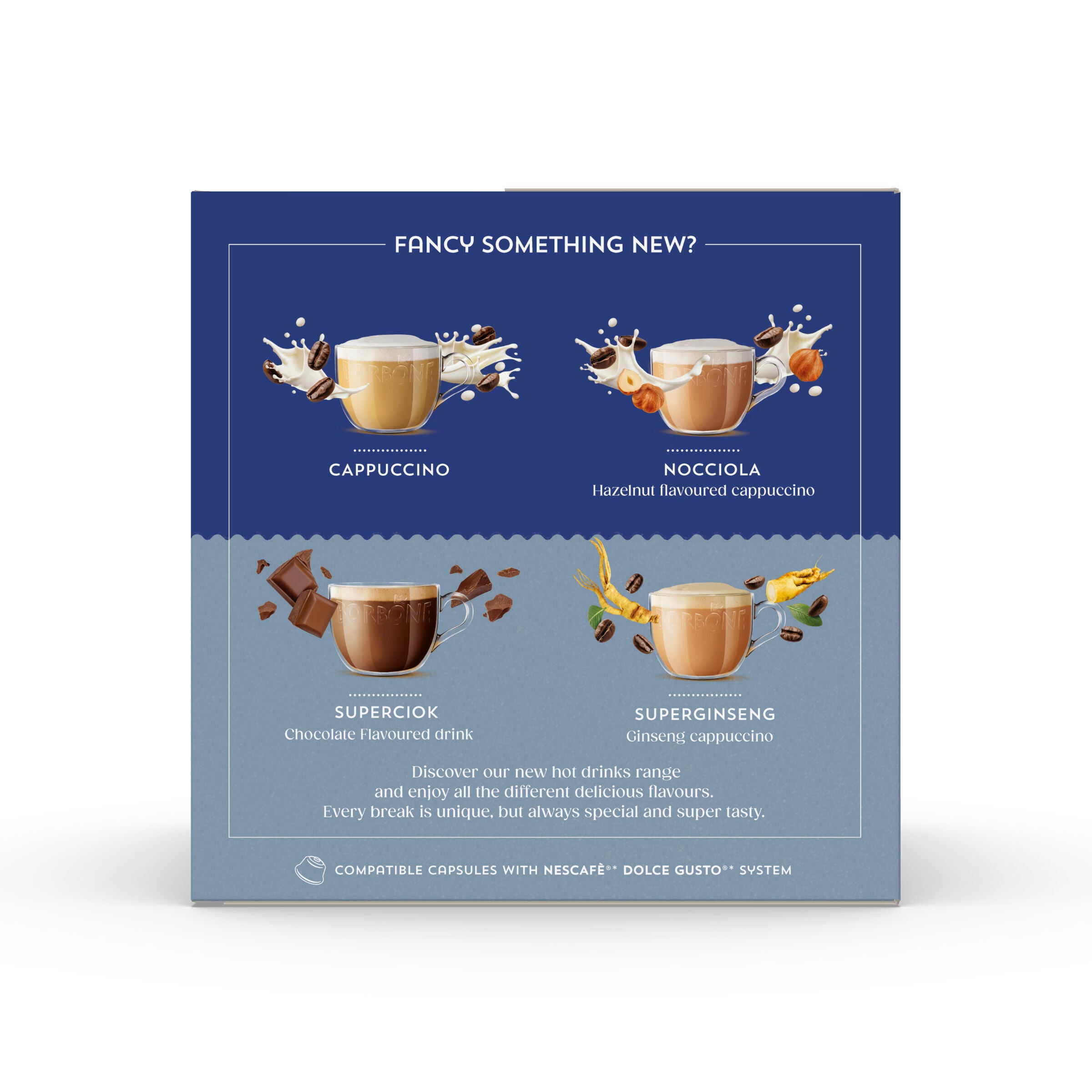 Cápsulas Lungo Sublime 100% Arábica compatibles con cafeteras Nescafè®* Dolce Gusto®*