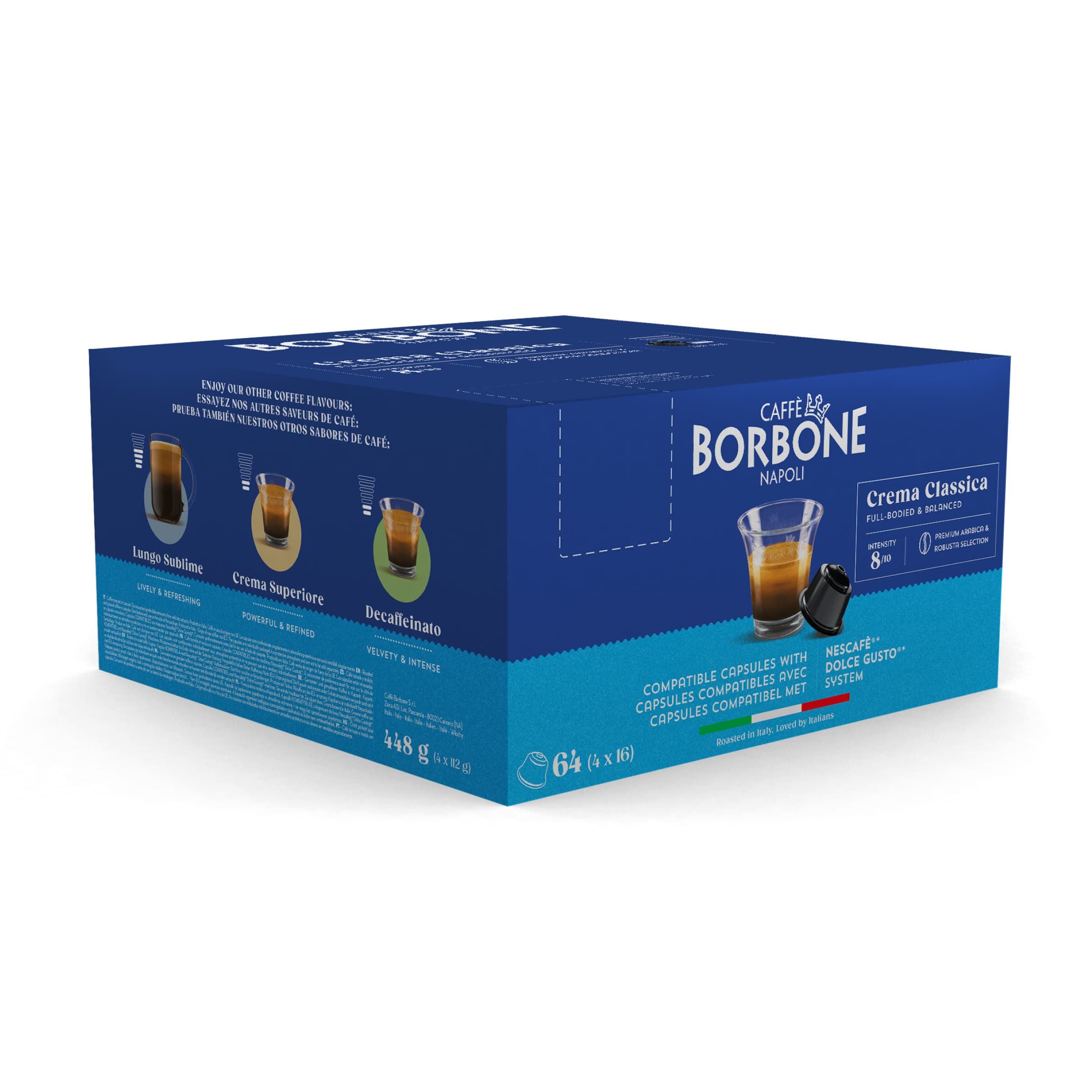 Crema Classica Nuove Capsule Compatibili con Macchine da Caffè Nescafè®* Dolce Gusto®*