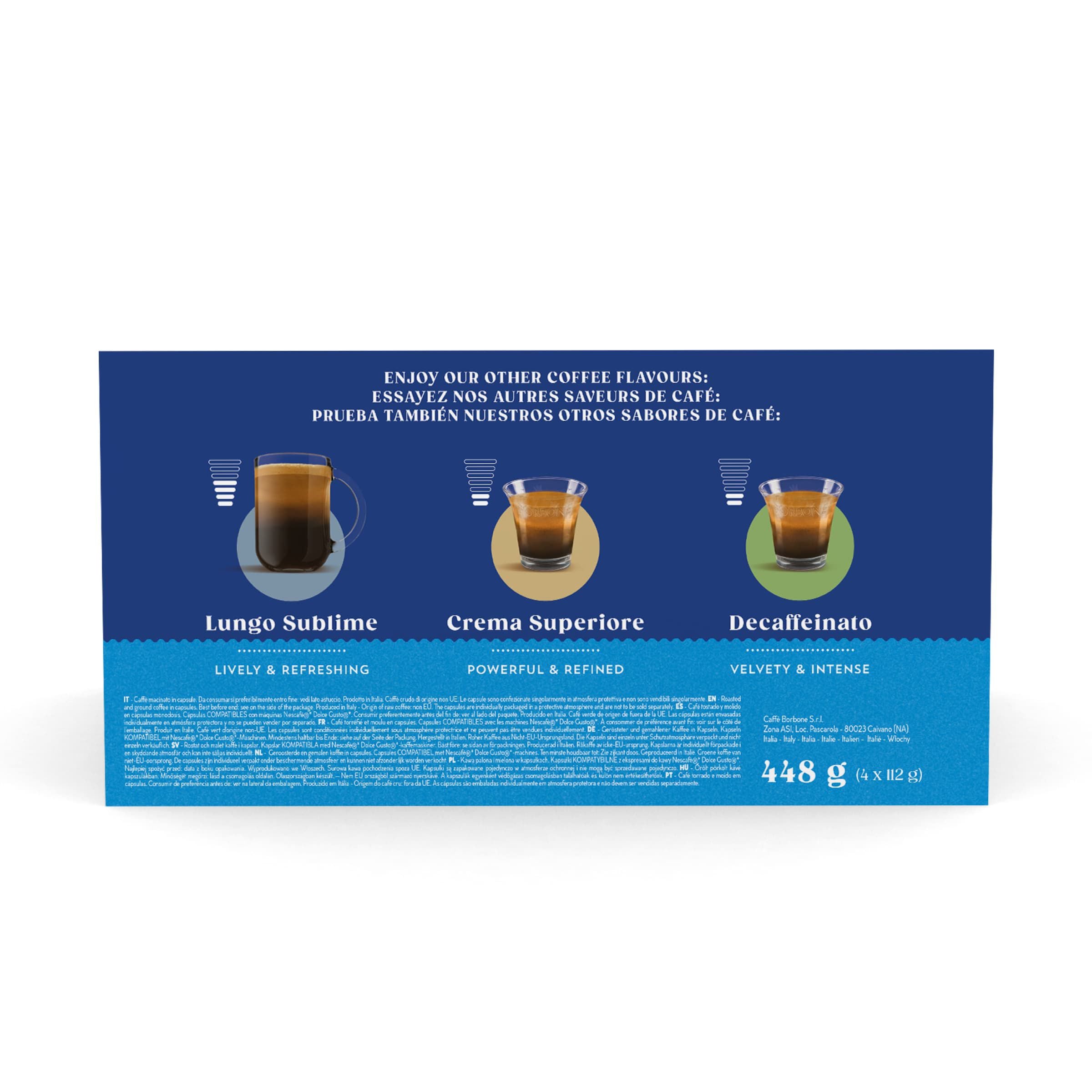 Crema Classica Nuove Capsule Compatibili con Macchine da Caffè Nescafè®* Dolce Gusto®*