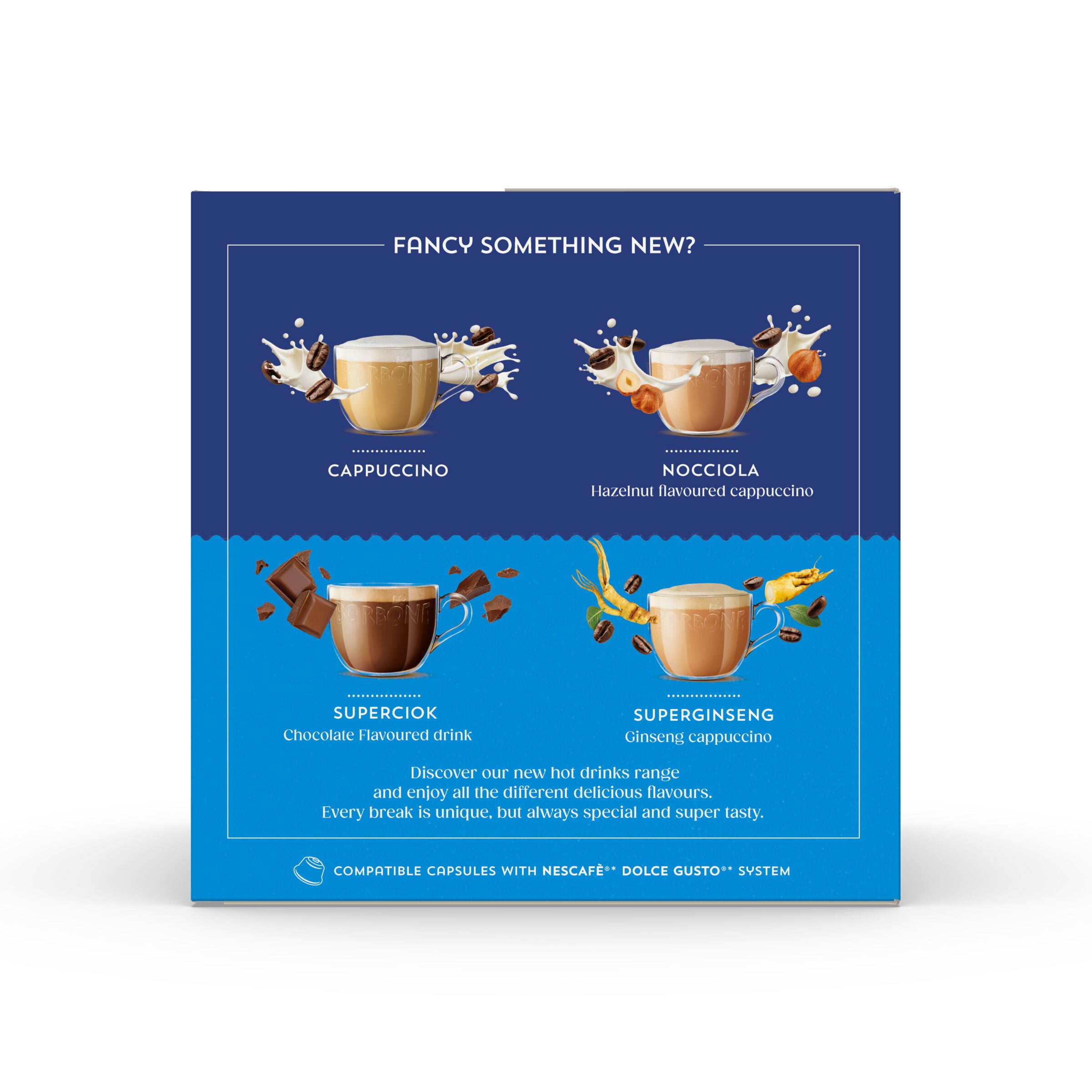 Crema Classica Nuove Capsule Compatibili con Macchine da Caffè Nescafè®* Dolce Gusto®*