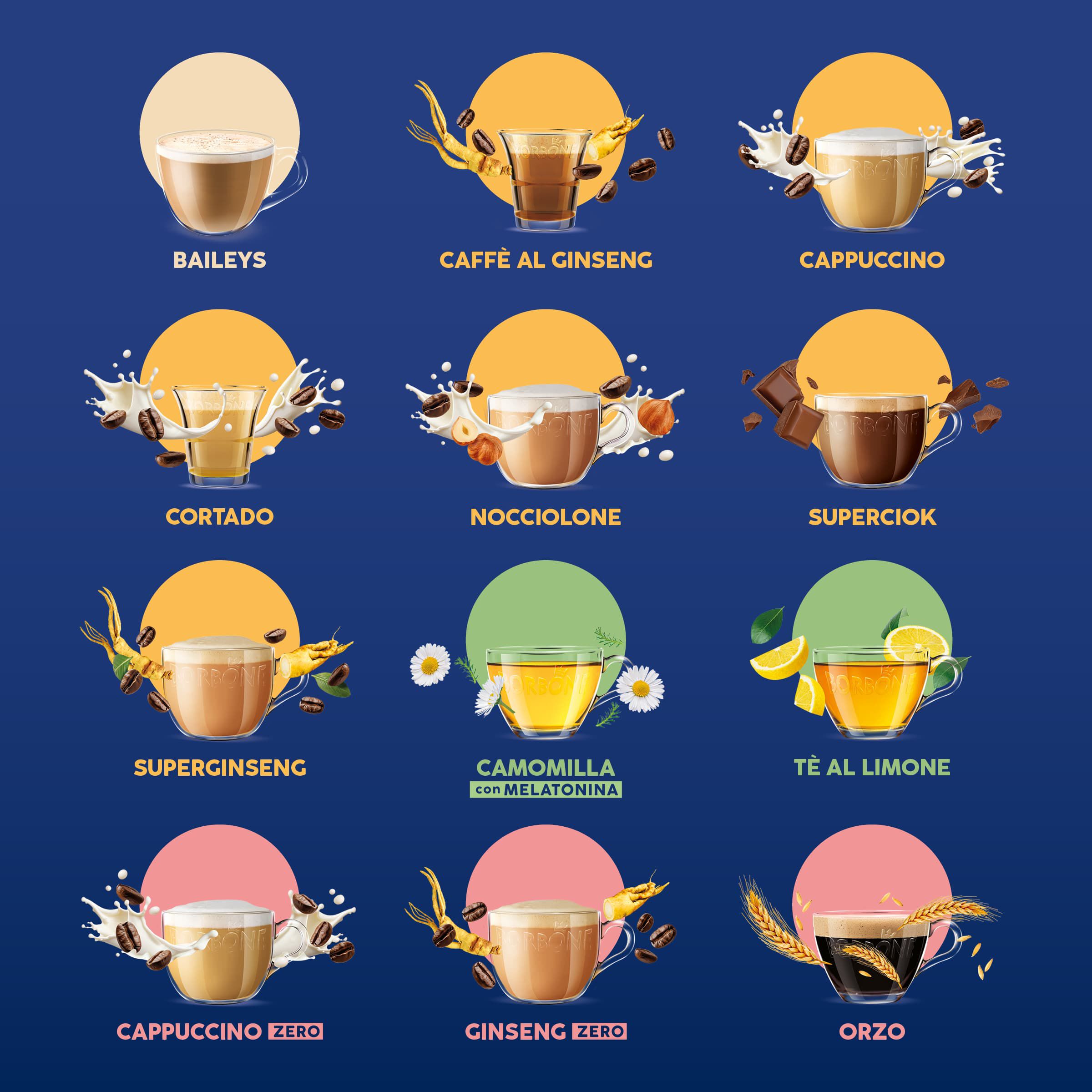 64 Superginseng Capsules Compatible With Coffee Machines Nescafè®* Dolce Gusto®*