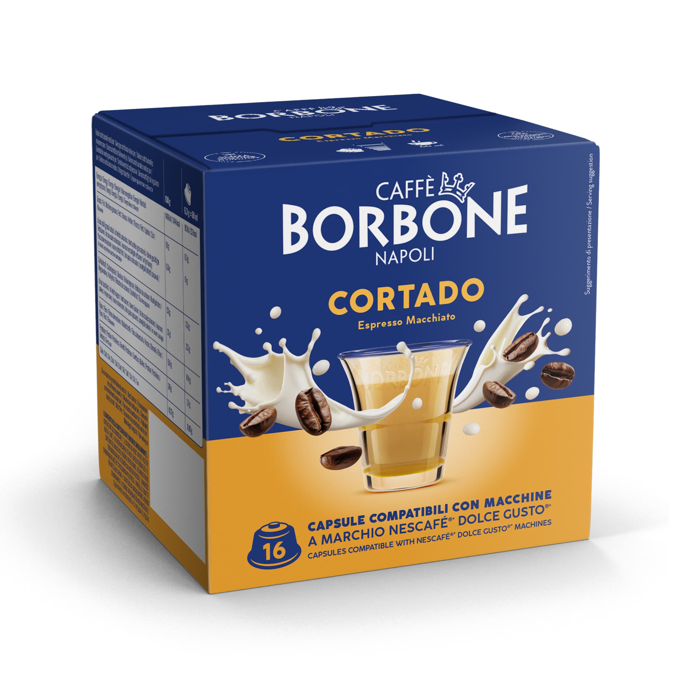 Capsules Borbone CORTADO For Coffee Taste Instant Drink