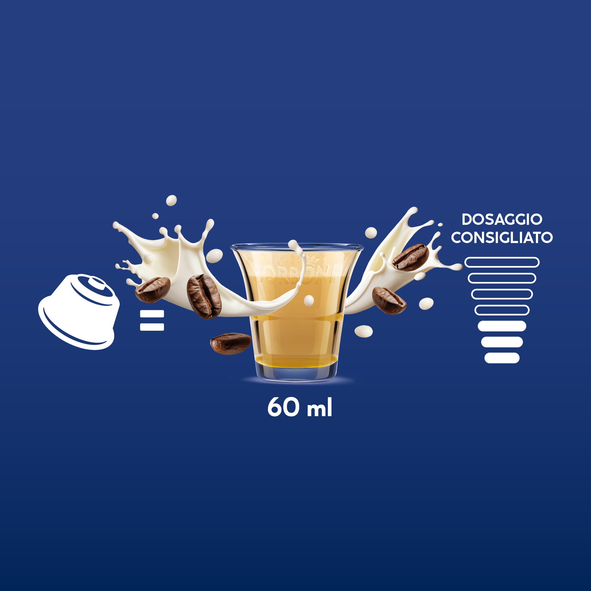 64 Capsules Cortado Caffè Borbone For Coffee Taste Instant Drink