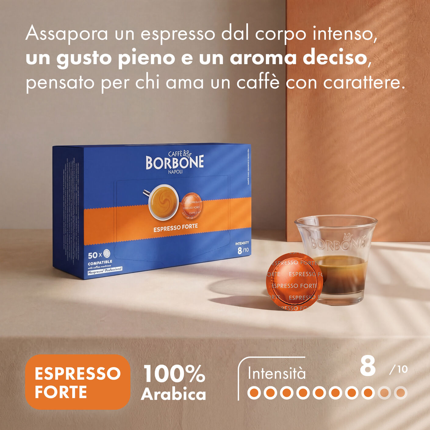 Nespresso®* Professional Espresso Forte kompatible Kapseln