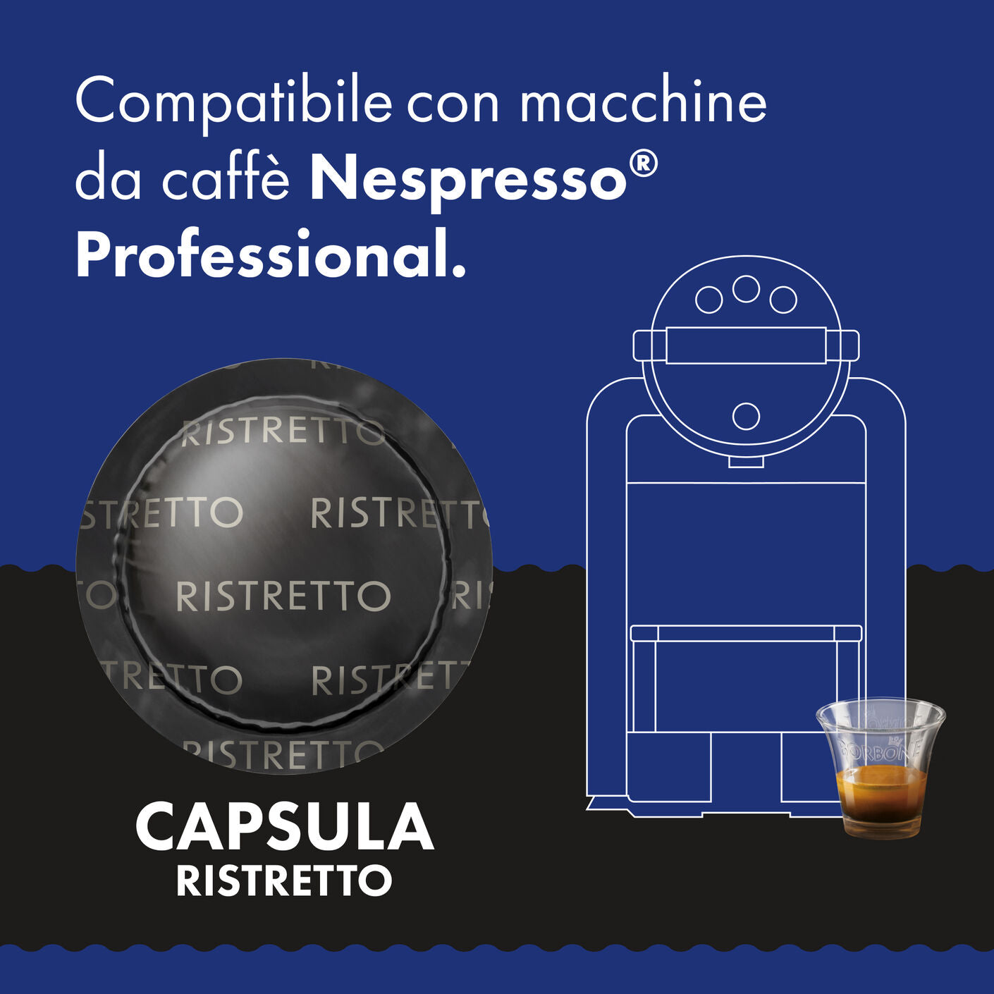 Nespresso®* Professional Ristretto COMPATIBLE CAPSULES