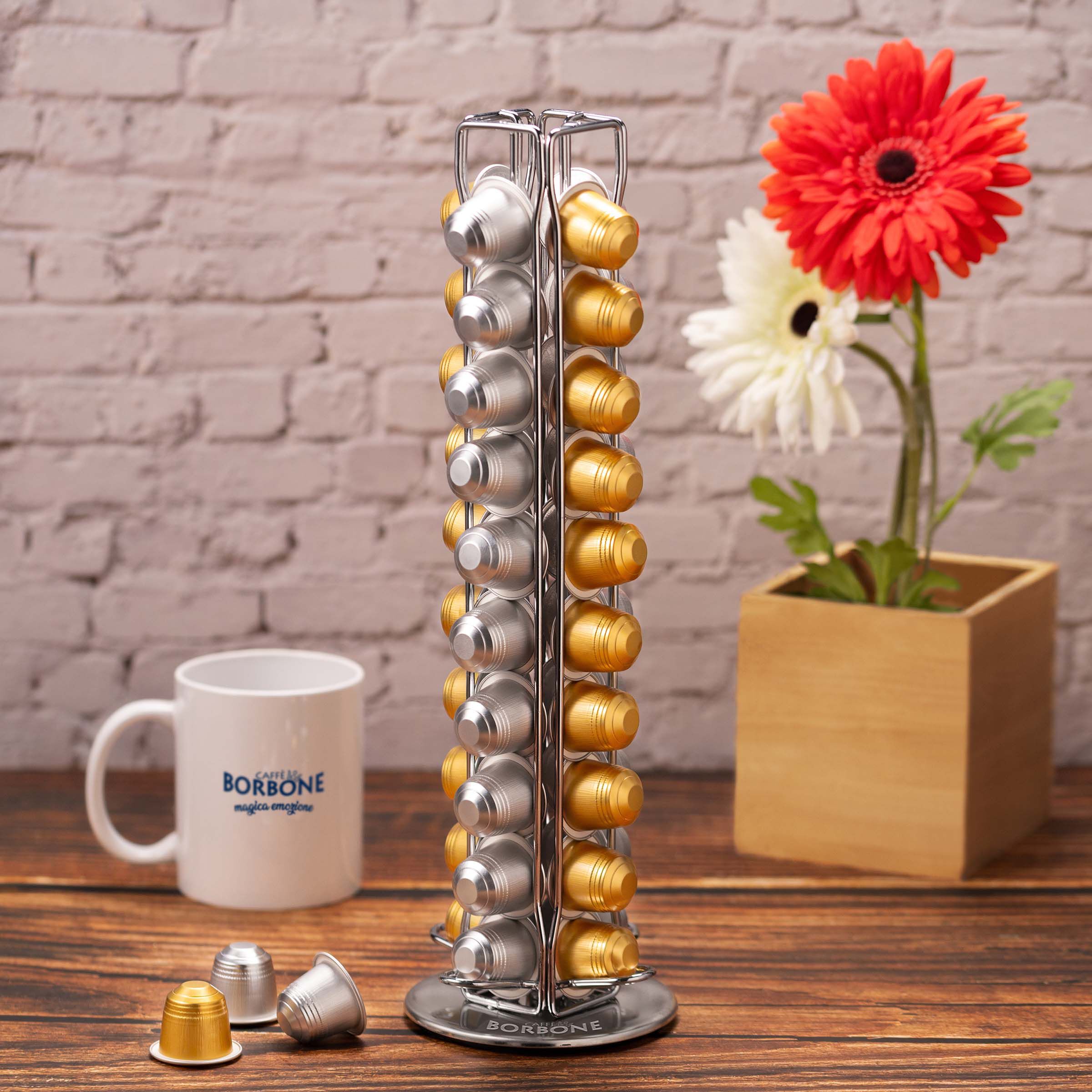 Aluminum Capsule Holder Caffè Borbone