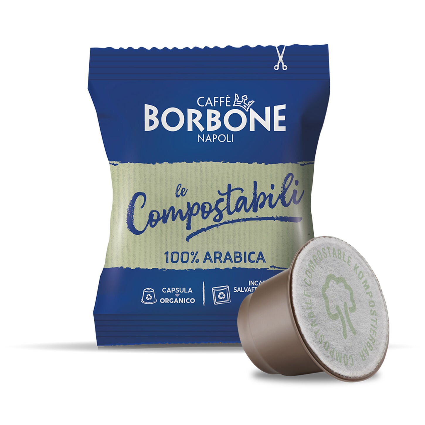 COMPOSTABLE capsules compatible with Nespresso®* home machines
