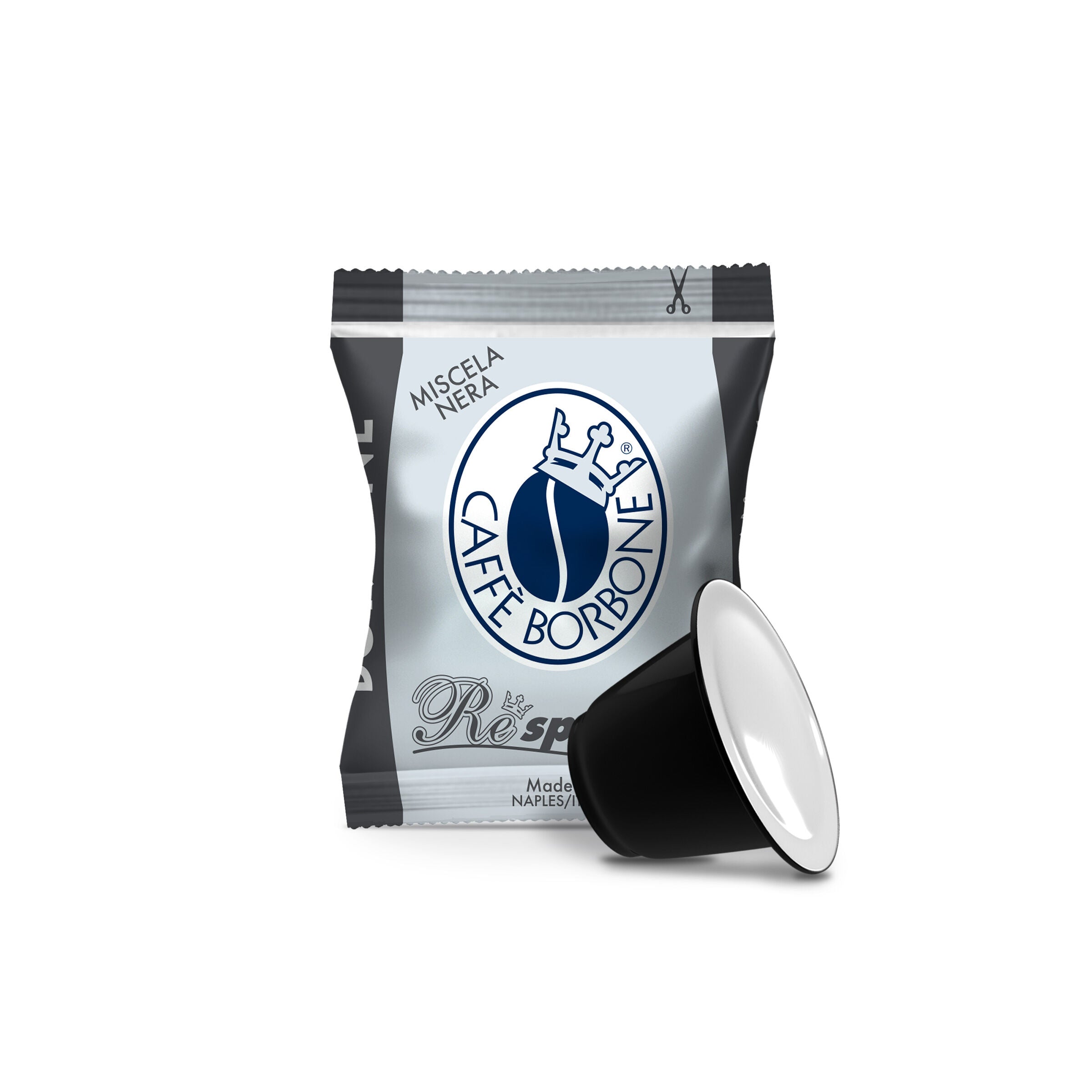 Capsules Borbone Compatible with home coffee machines Nespresso®* BLACK Blend