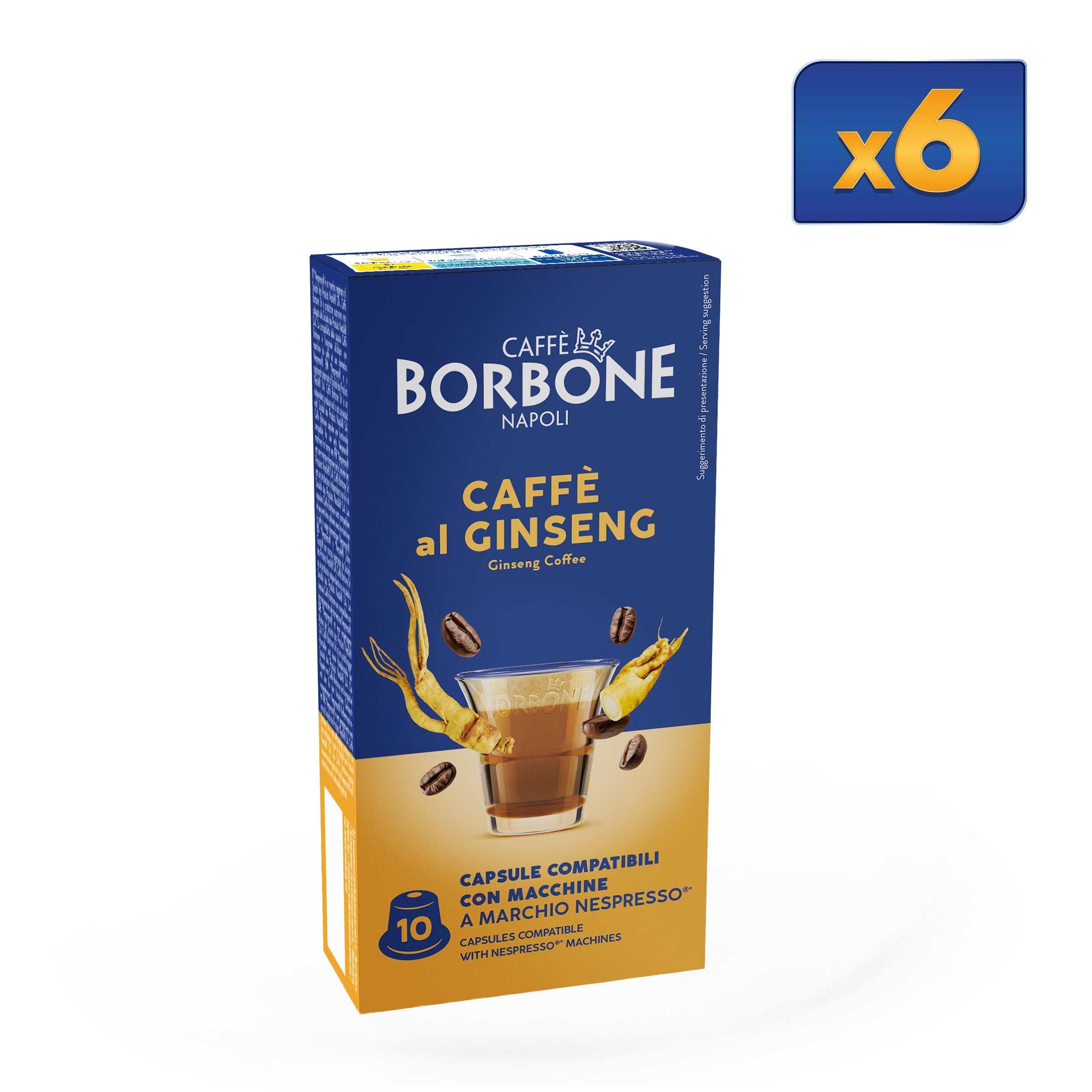 Kaspeln Milch-Und Ginseng-Geschmack Für Lösliche Getränke Caffè Borbone