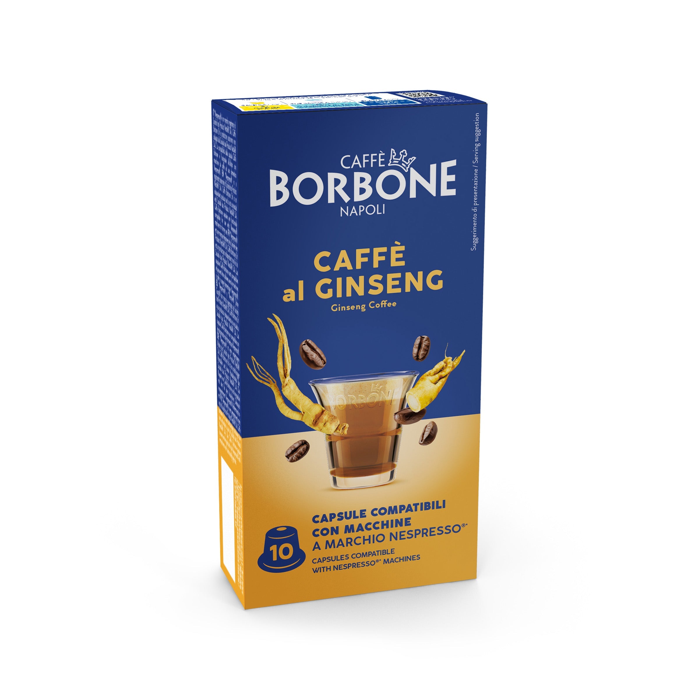 Kaspeln Borbone Losliches Mit MILCH-UND GINSENG-GESCHMACK