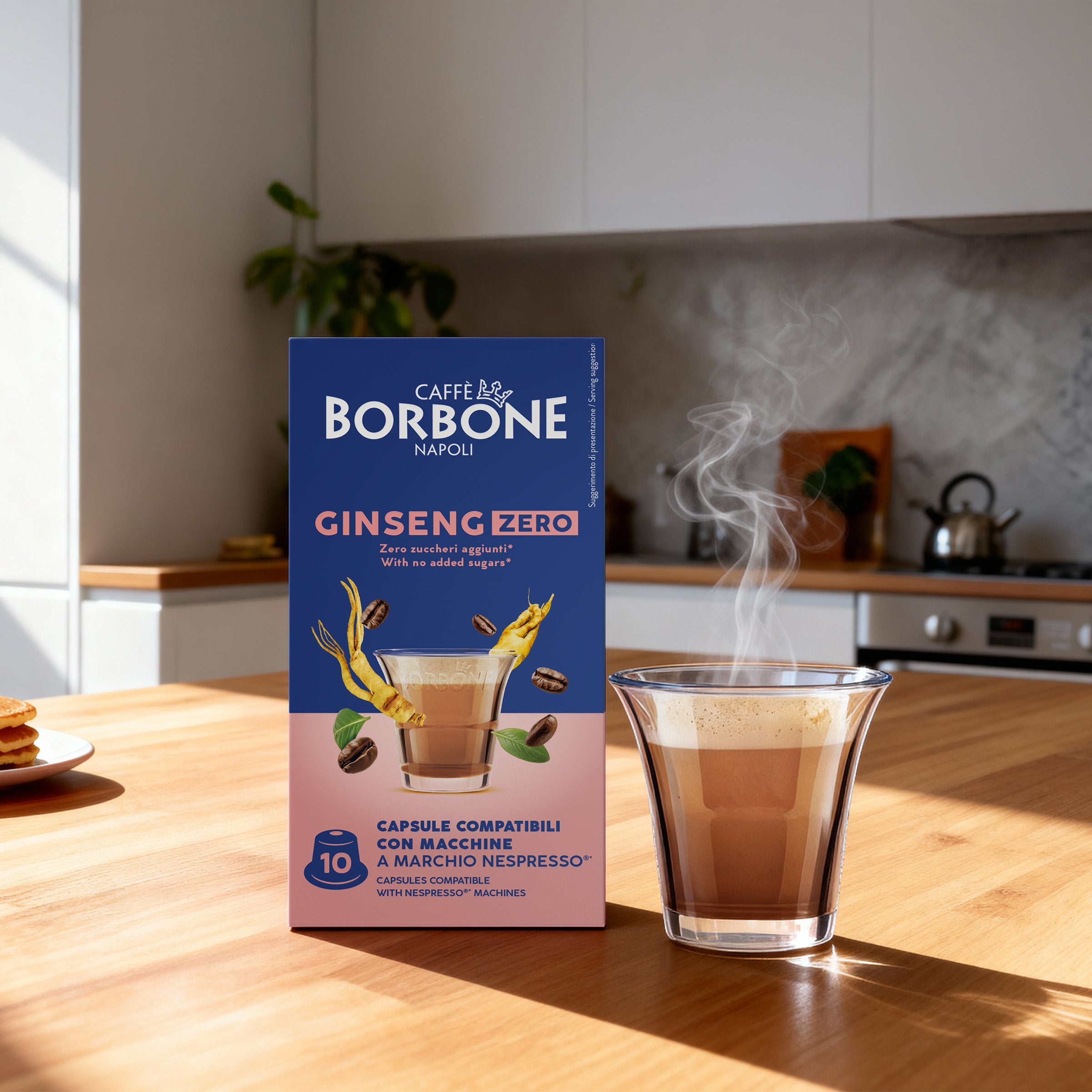 Capsule Borbone Per Bevanda Solubile GINSENG ZERO