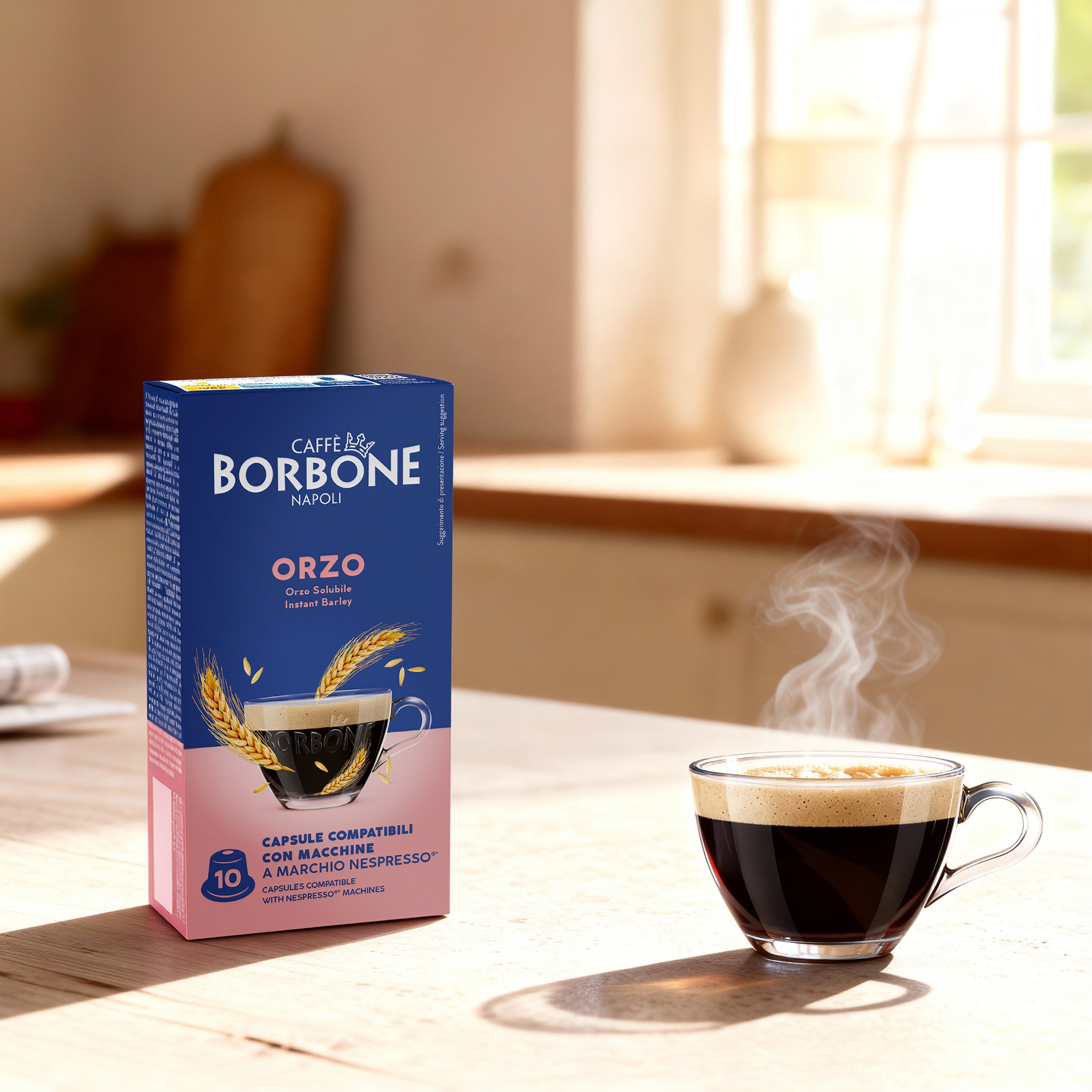 60 Capsules Instant Barley Caffè Borbone