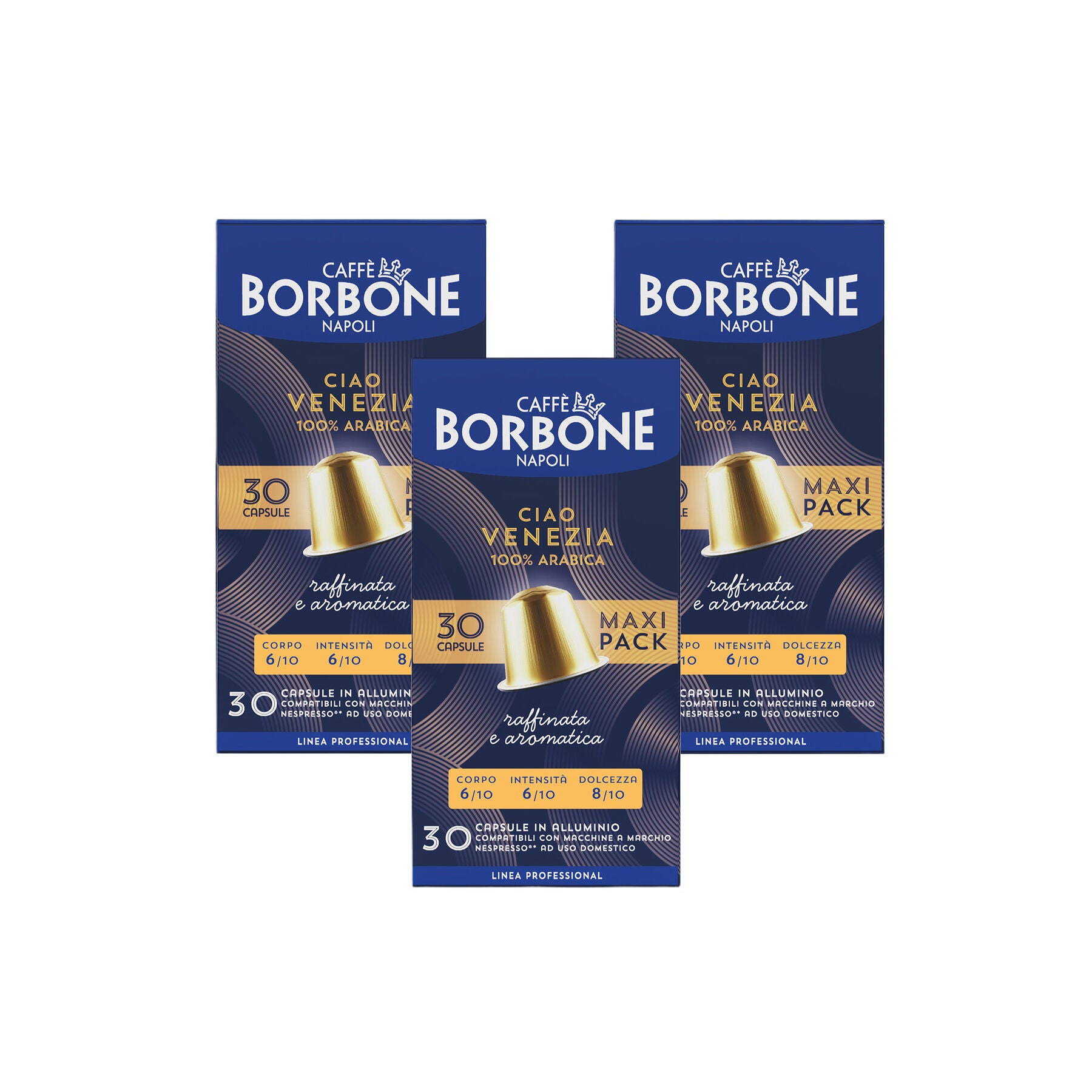 Nuove Capsule in Alluminio COMPATIBILI con macchine Nespresso®* miscela Ciao Venezia