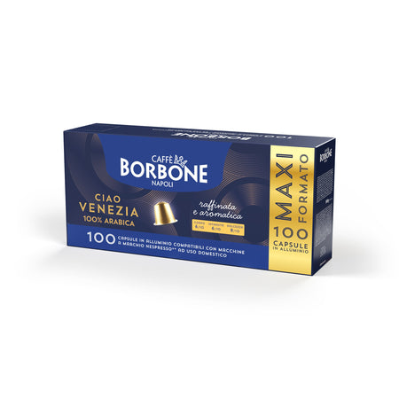Nuove 100 capsule Ciao Venezia in alluminio compatibili con macchine Nespresso®*