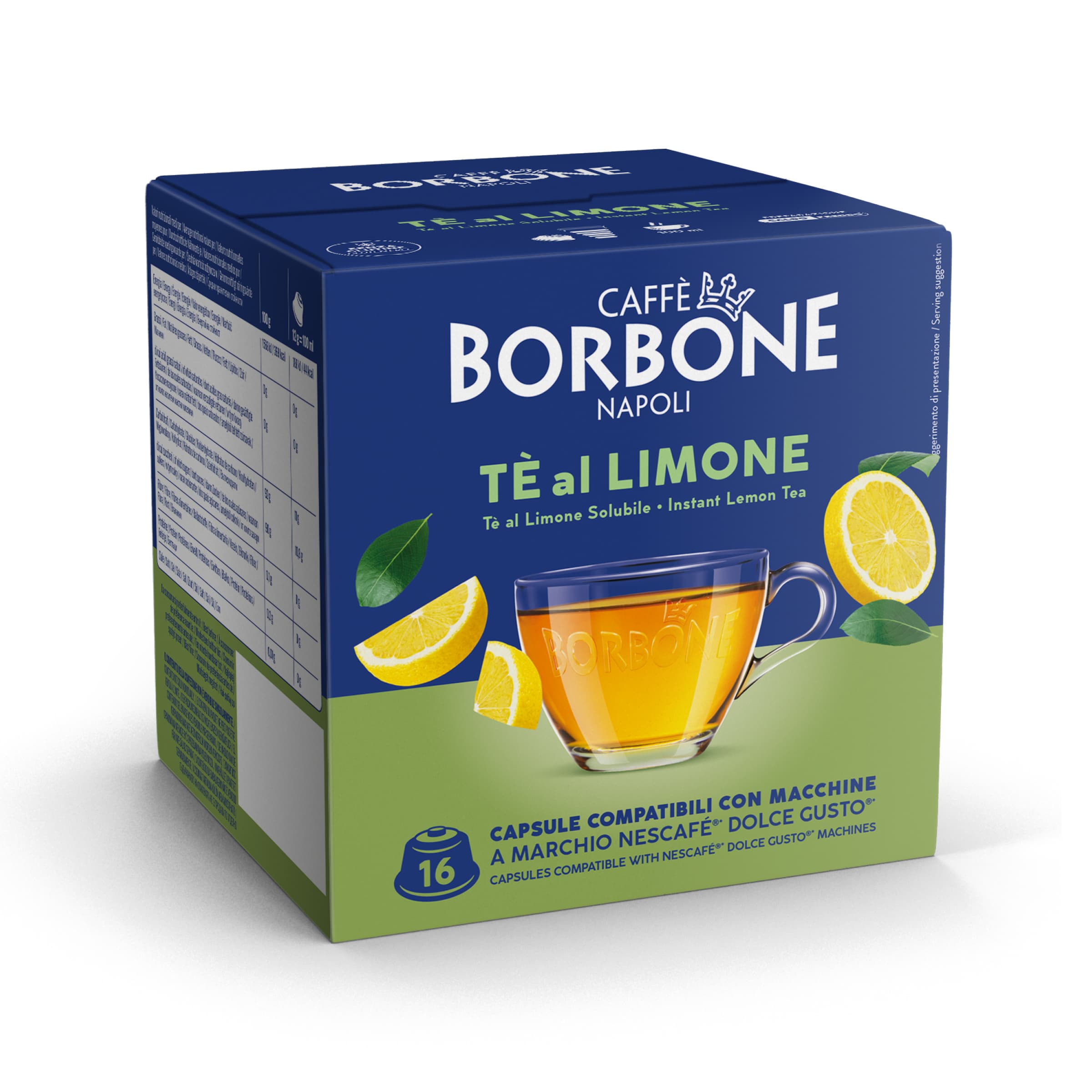 Capsule Borbone Per Bevanda Solubile Al Gusto Tè Al Limone